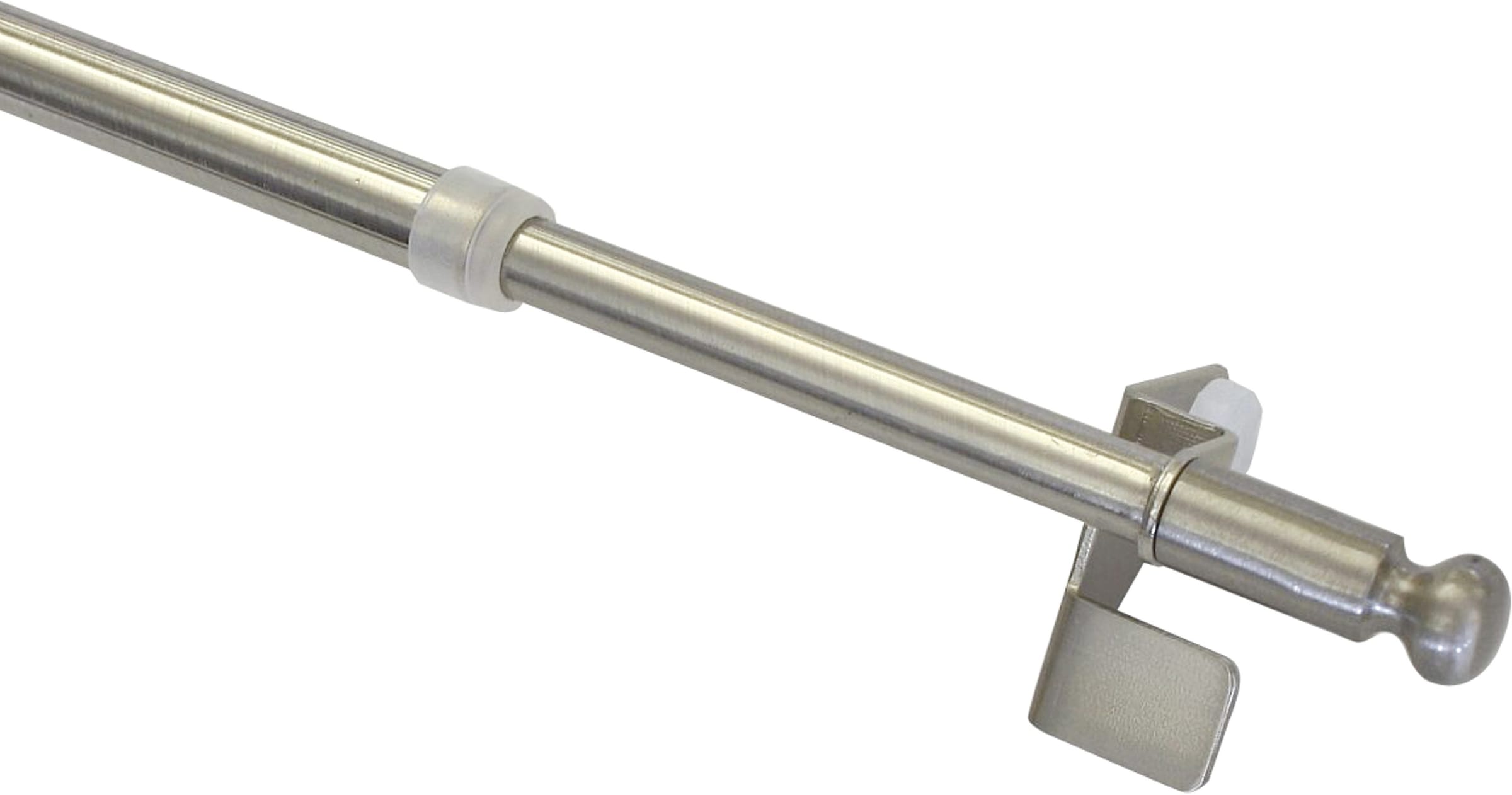 Image of GARDINIA Scheibenstange "Klemmstange Filigrano Kugel" Ø 10 mm ausziehbar Serie Press&Go