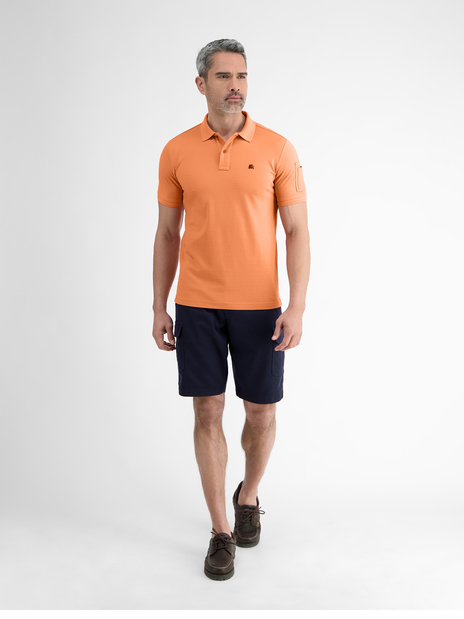 LERROS Polo »Herren Poloshirt, tonal gestreift«