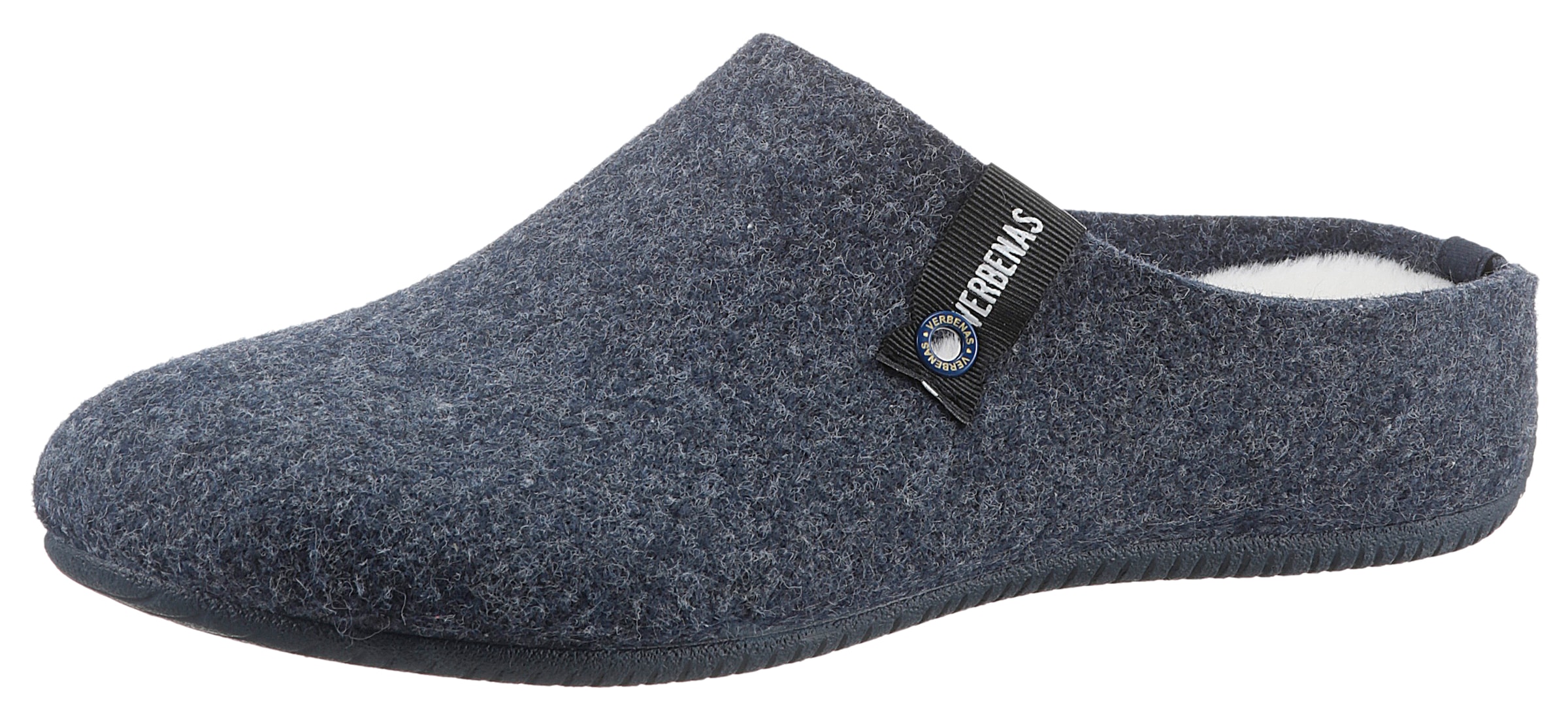 VERBENAS Pantoffel »York Fieltro«, Hausschuh, Homeslipper, Clog mit Warmfutter-Innensohle