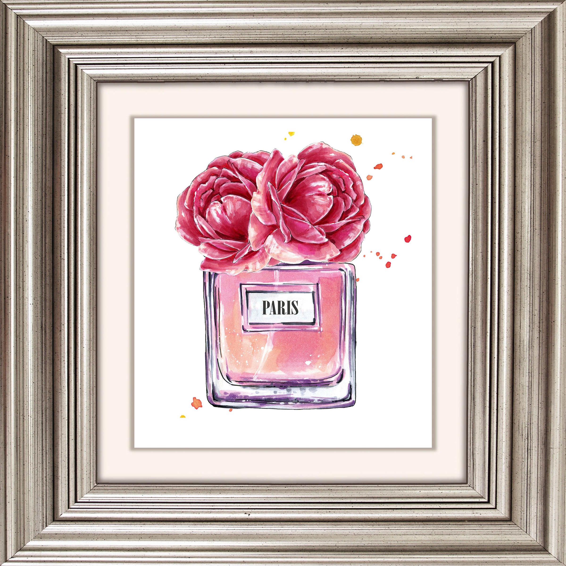 Image of queence Acrylglasbild "Blüten Parfum" Blumen Blumenbilder Fashion Gemälde Kunst Pflanzen Pflanzenbilder Fine Art-Print in Galeriequalität