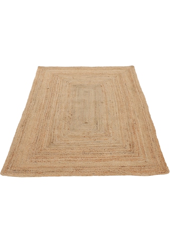 carpetfine Teppich »Nele«, rechteckig, 6 mm Höhe, Wendeteppich 100% Jute in rechteckig... kaufen