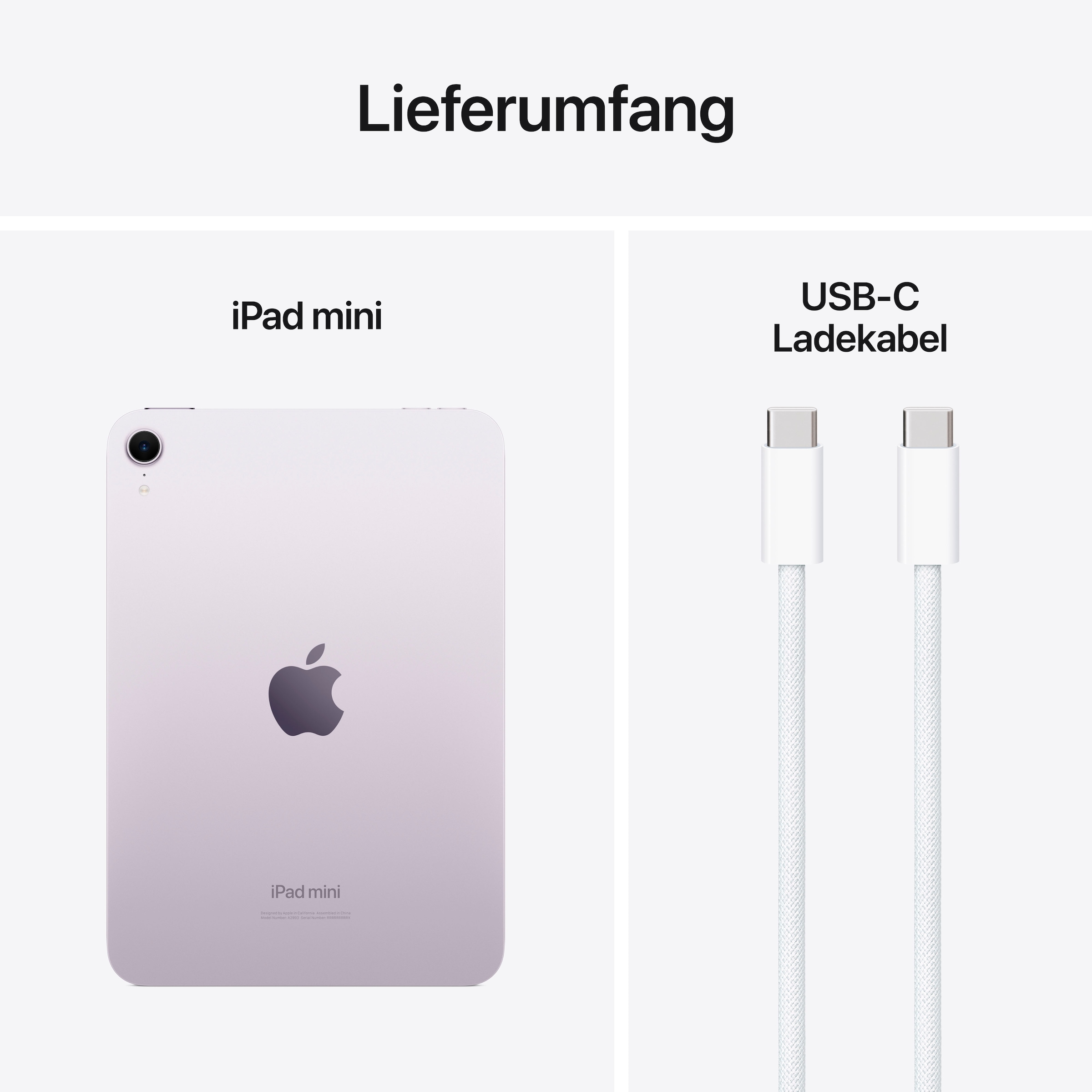 Apple Tablettes »iPad mini 2024 Wi-Fi 128GB« (21 cm / 8.3 ″) iPadOS 128 Go )