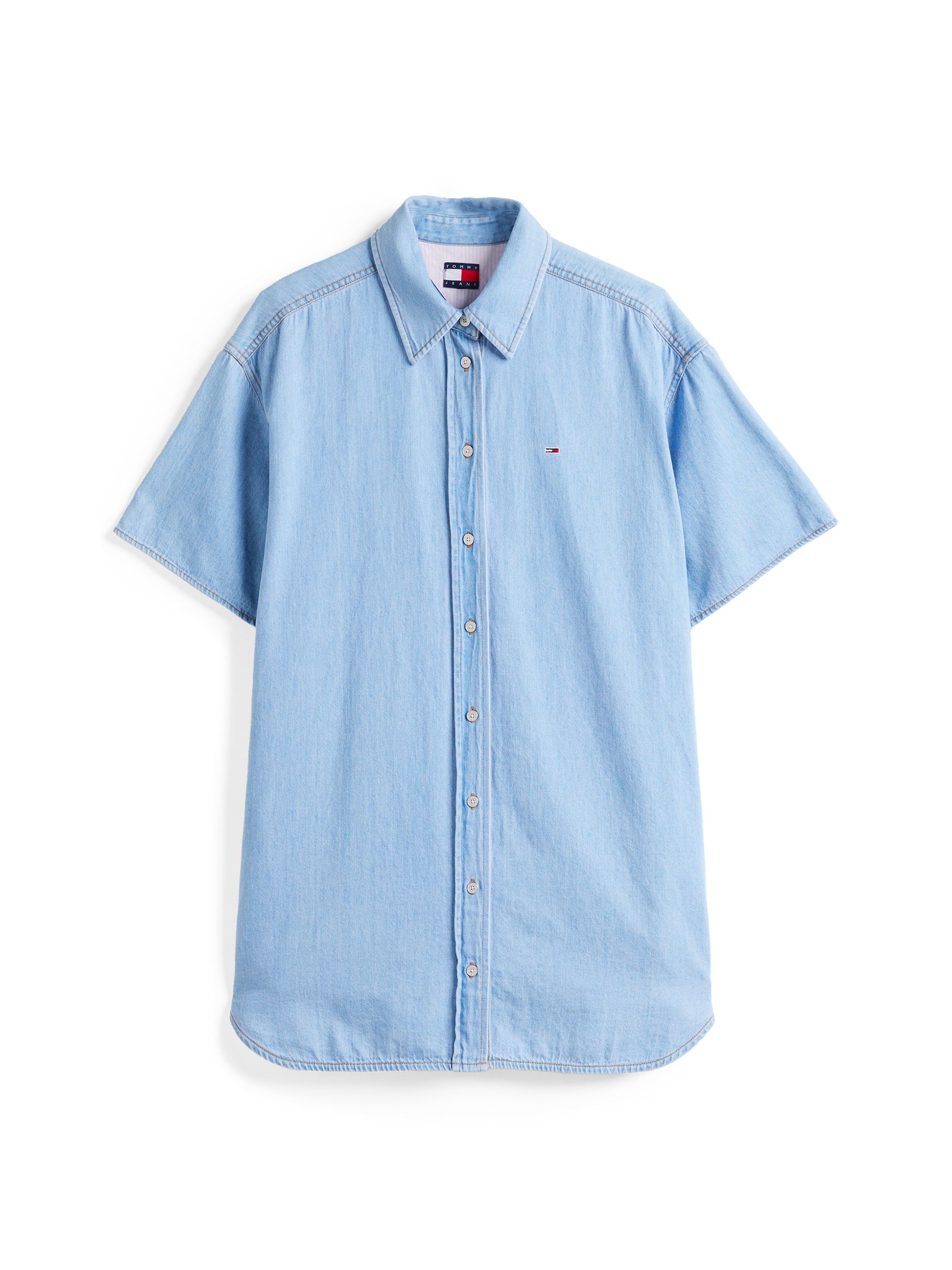 Tommy Jeans Curve Hemdblusenkleid »SS SHIRT DRESS EXT«, in Grossen Grössen