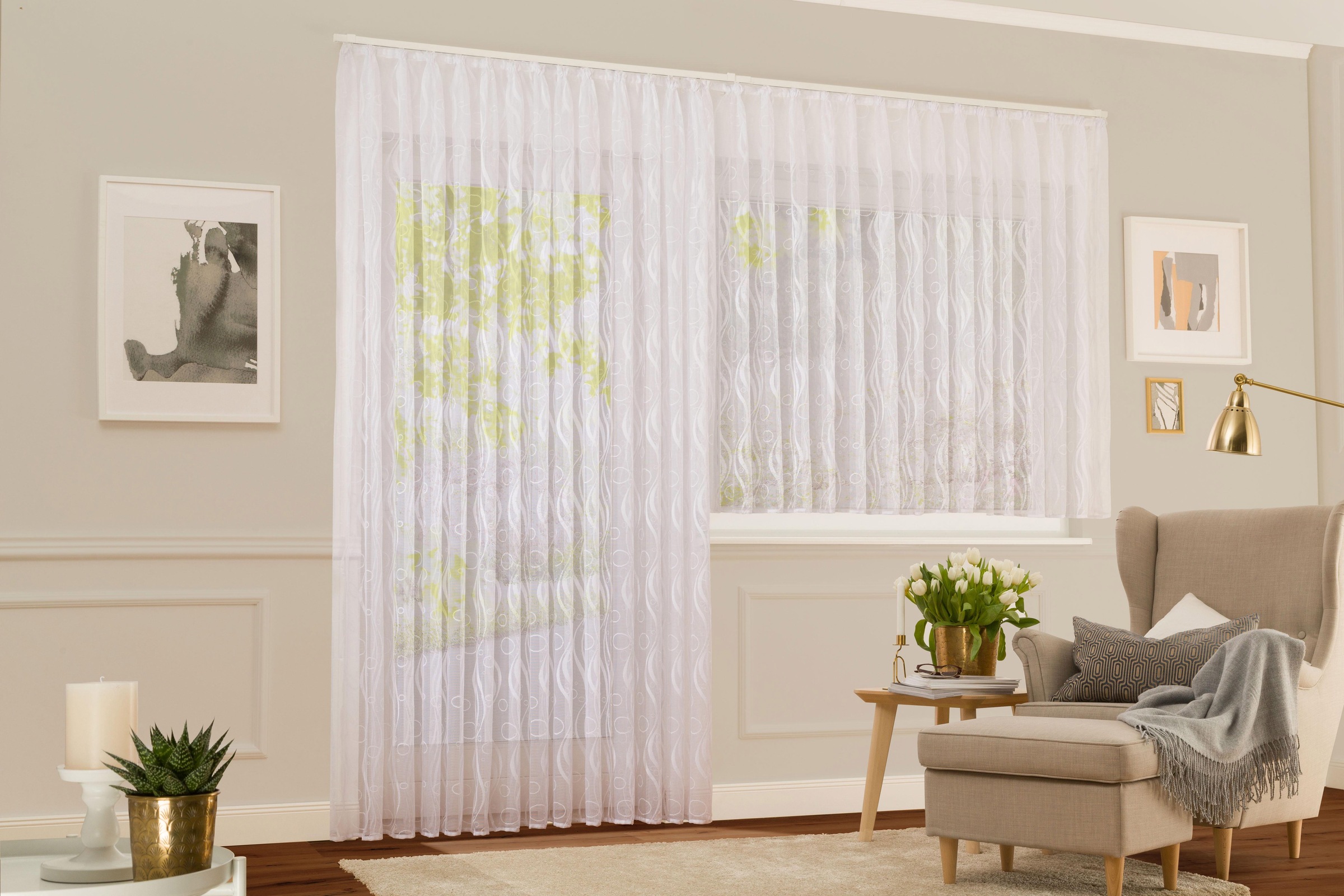 Image of my home Gardine »Ramon«, (1 St.), Vorhang, Fertiggardine, Store, transparent bei Ackermann Versand Schweiz