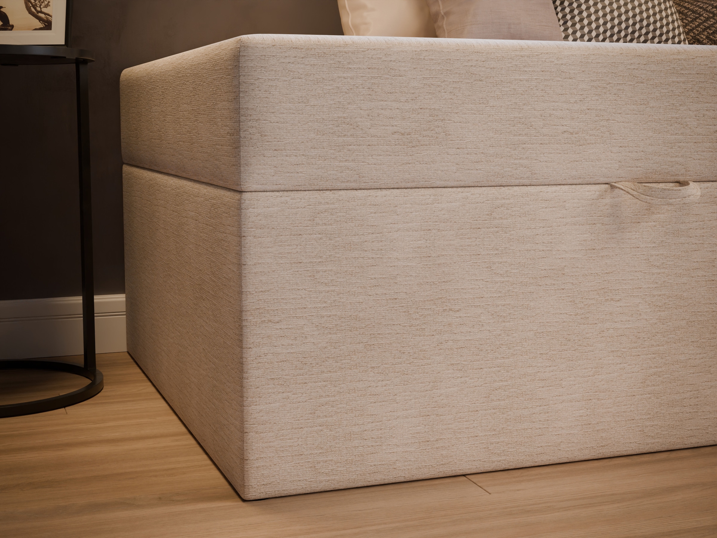 FORTE Einzelbett »LUNO inkl. Bettkasten, Breite: 100cm«