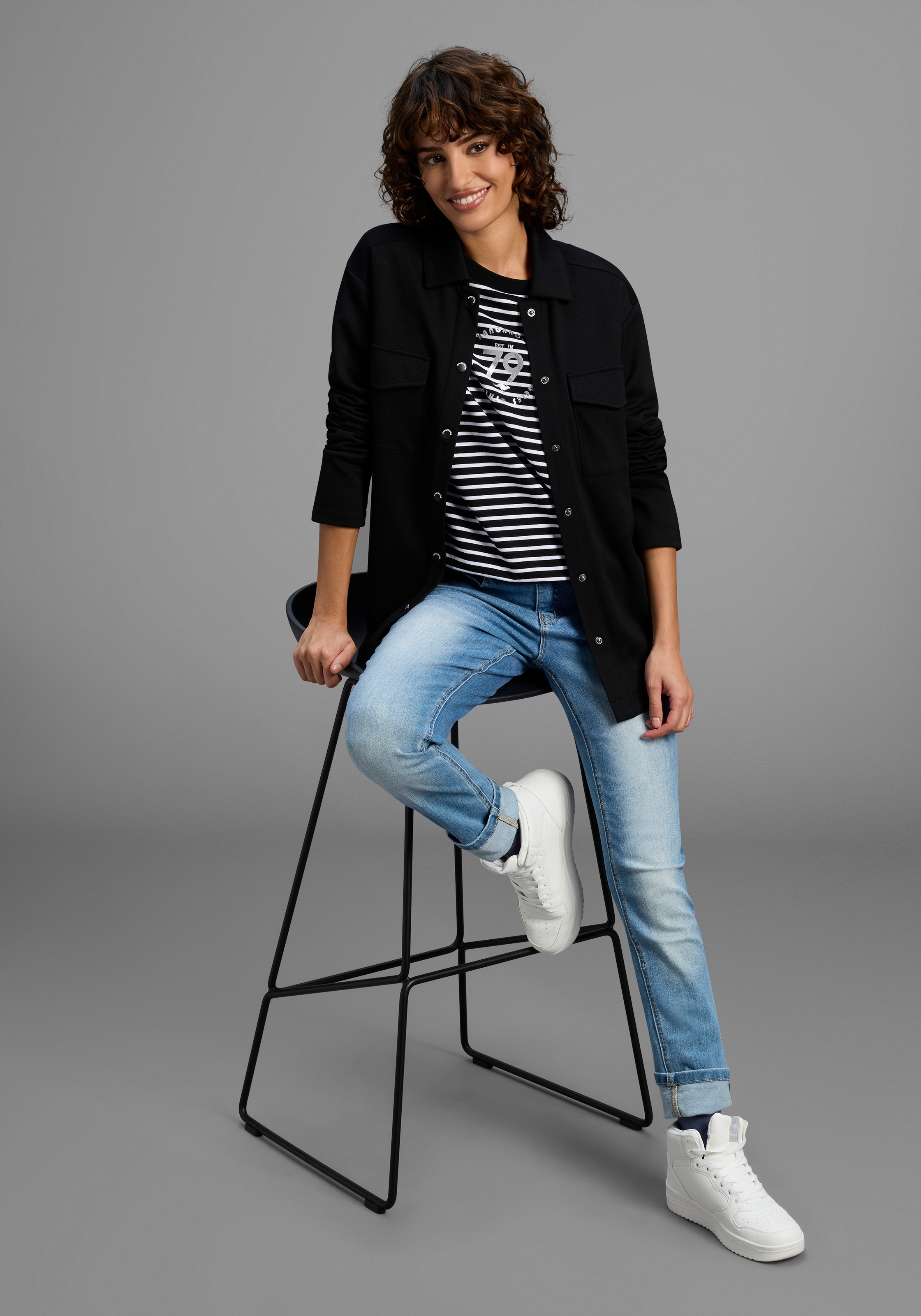 Image of KangaROOS Hemdjacke Overshirt mit Knopfleiste