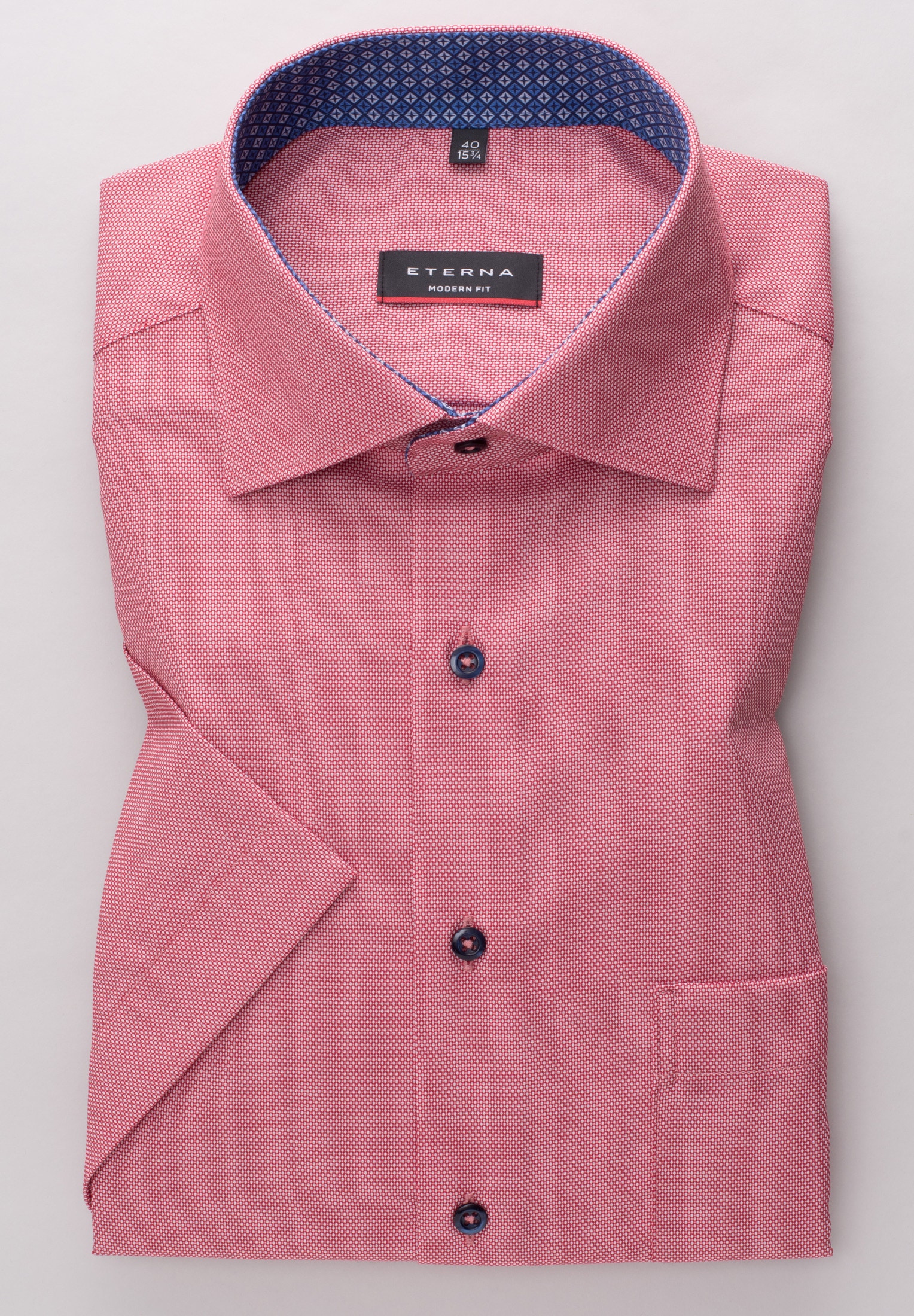 Eterna Chemise à manches courtes »MODERN FIT« NON IRON (bügelfrei)