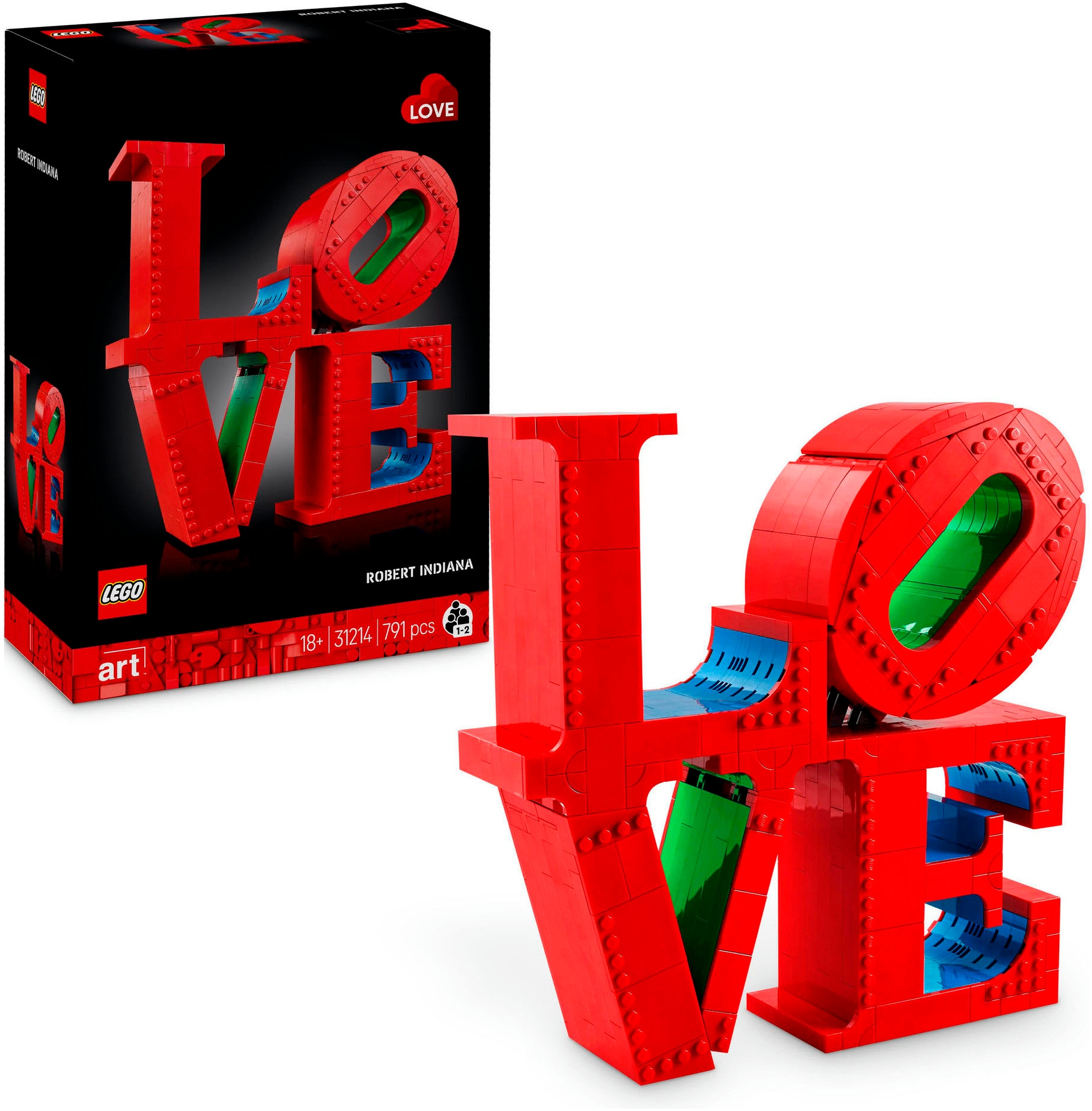 Image of LEGO Konstruktionsspielsteine "LOVE (31214), LEGO ART" Made in Europe