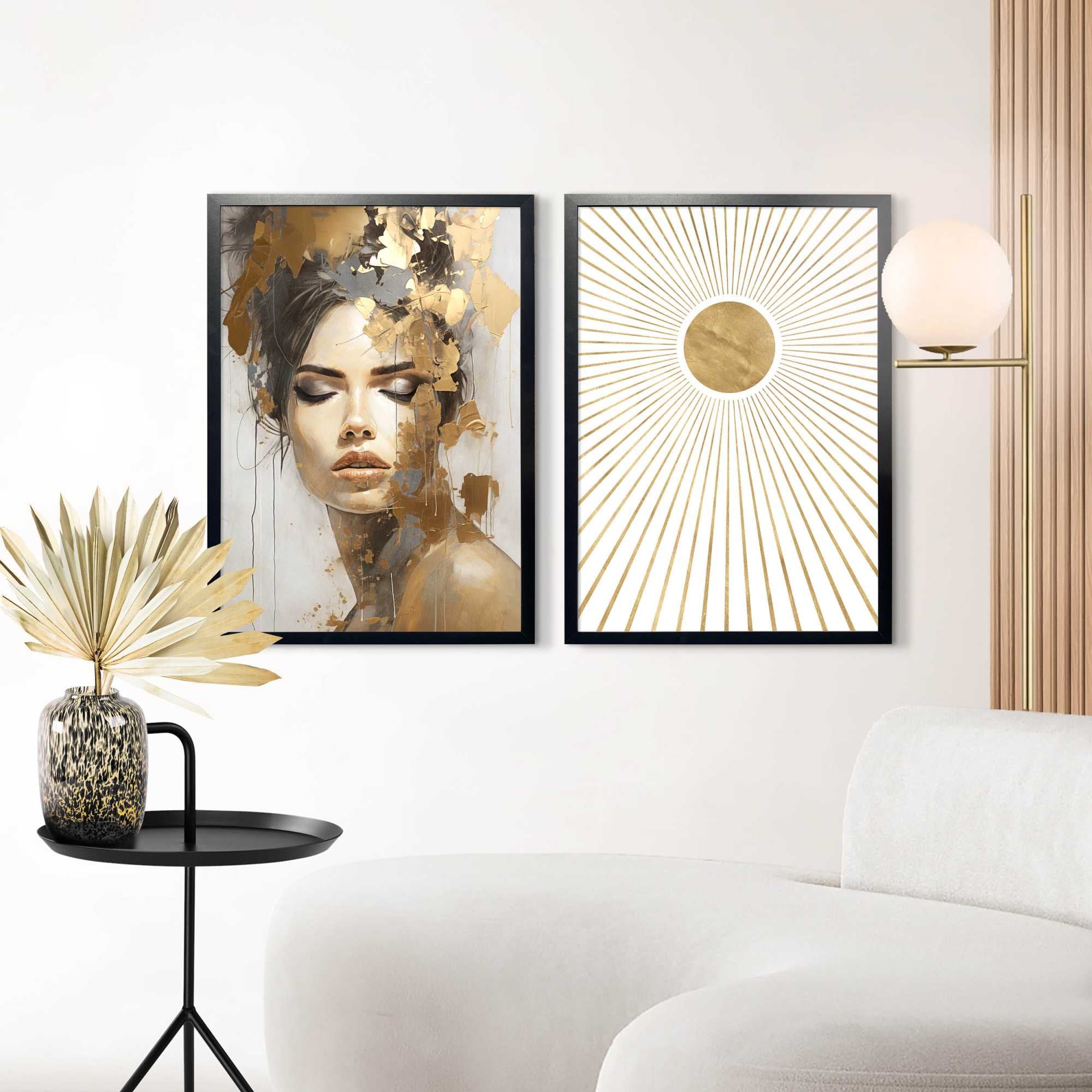 Image of Reinders Bilderrahmen "Poster 50x70 schwarz" 1 Stk. tlg. Wohnzimmer - Schwarz - MDF - Kein Thema - 53,5x73,5 cm