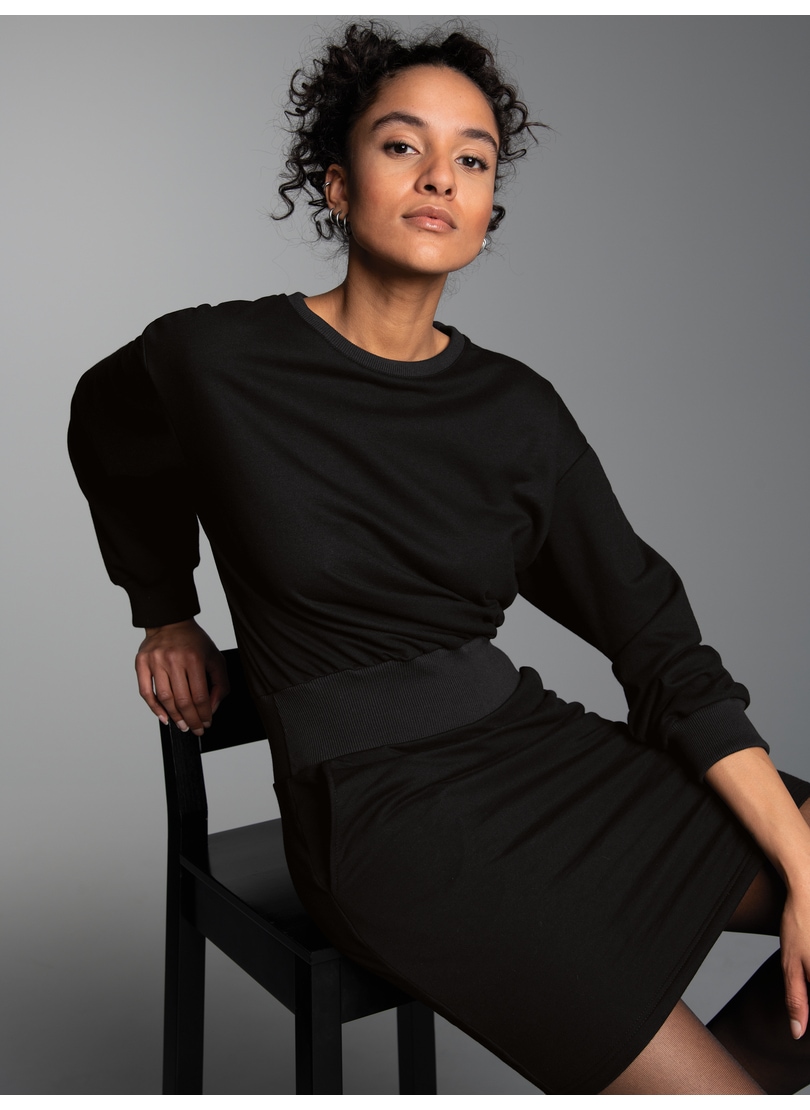 Image of Trigema Jerseykleid "TRIGEMA Sweatkleid mit modischem Elastikbund" 1 tlg. tlg.