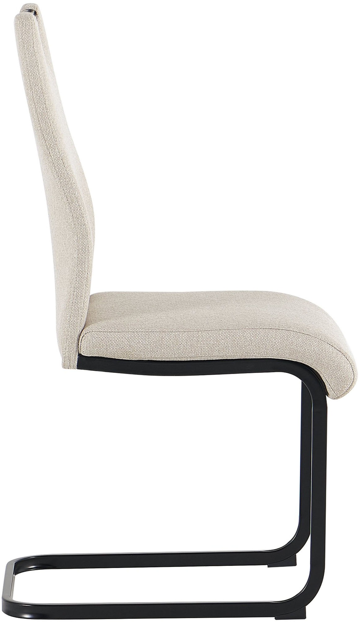byLIVING Chaise cantilever »CAPRI« (Ensemble) 2 cuisWebstoff, bis 110 kg, Schaumstoff, Schwingstuhlgestell, mit Griff