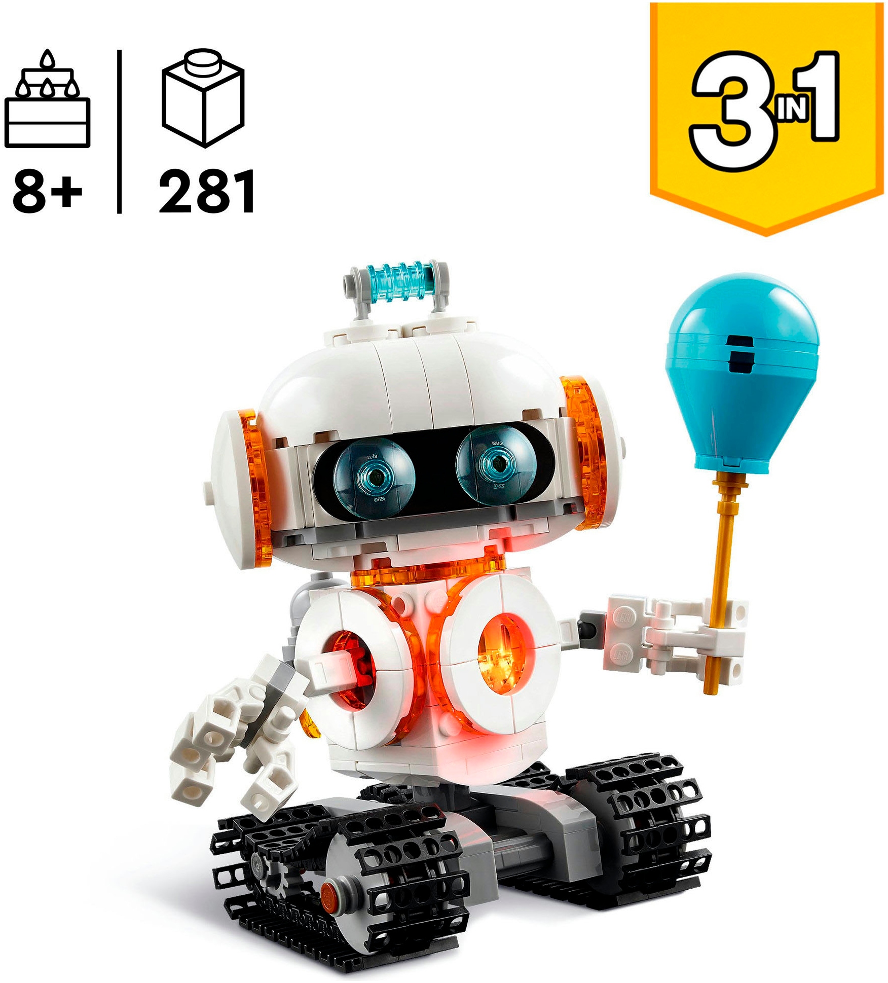 LEGO® Konstruktionsspielsteine »Weltraum-Roboter (31164), LEGO Creator« Made in Europe