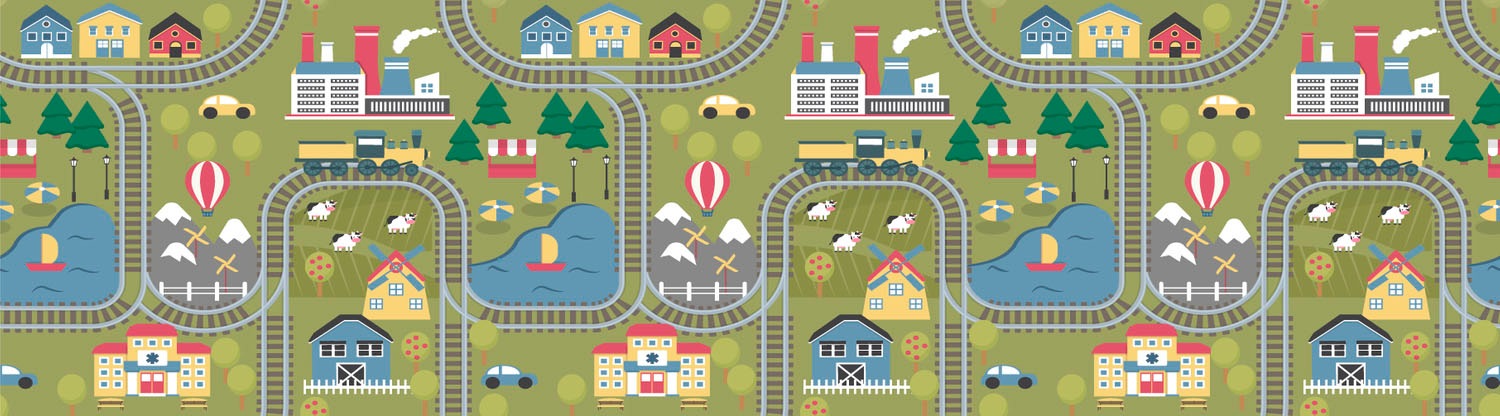 Image of Paco Home Kinderteppich »Lino 682«, rund, 5 mm Höhe, Wendeteppich, Strassen-Spielteppich & Lernteppich, Kinderzimmer bei Ackermann Versand Schweiz