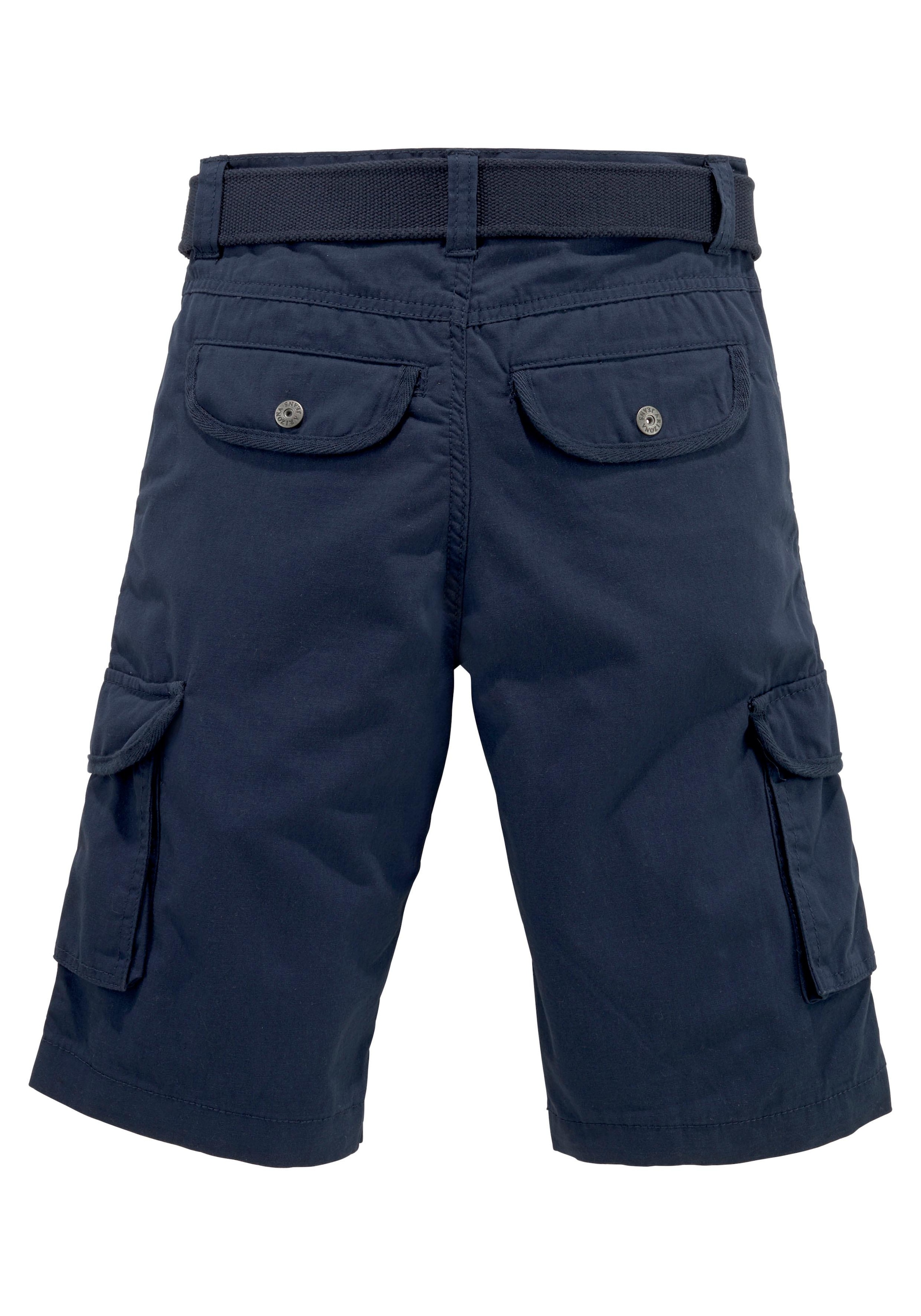 KIDSWORLD Bermudas »Bermuda+Gürtel«, (Set, 2 tlg.), mit Textilgürtel