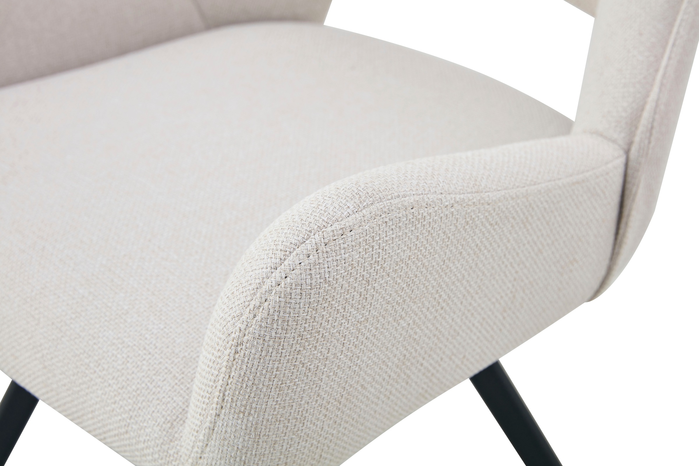 Home affaire Esszimmerstuhl »BRANDON, 2er Set, mit Metallgestell in matt schwarz« (Set) 2 Stk.in verschiedenen Farben, Belsatbarkeit pro Stuhl 120 kg