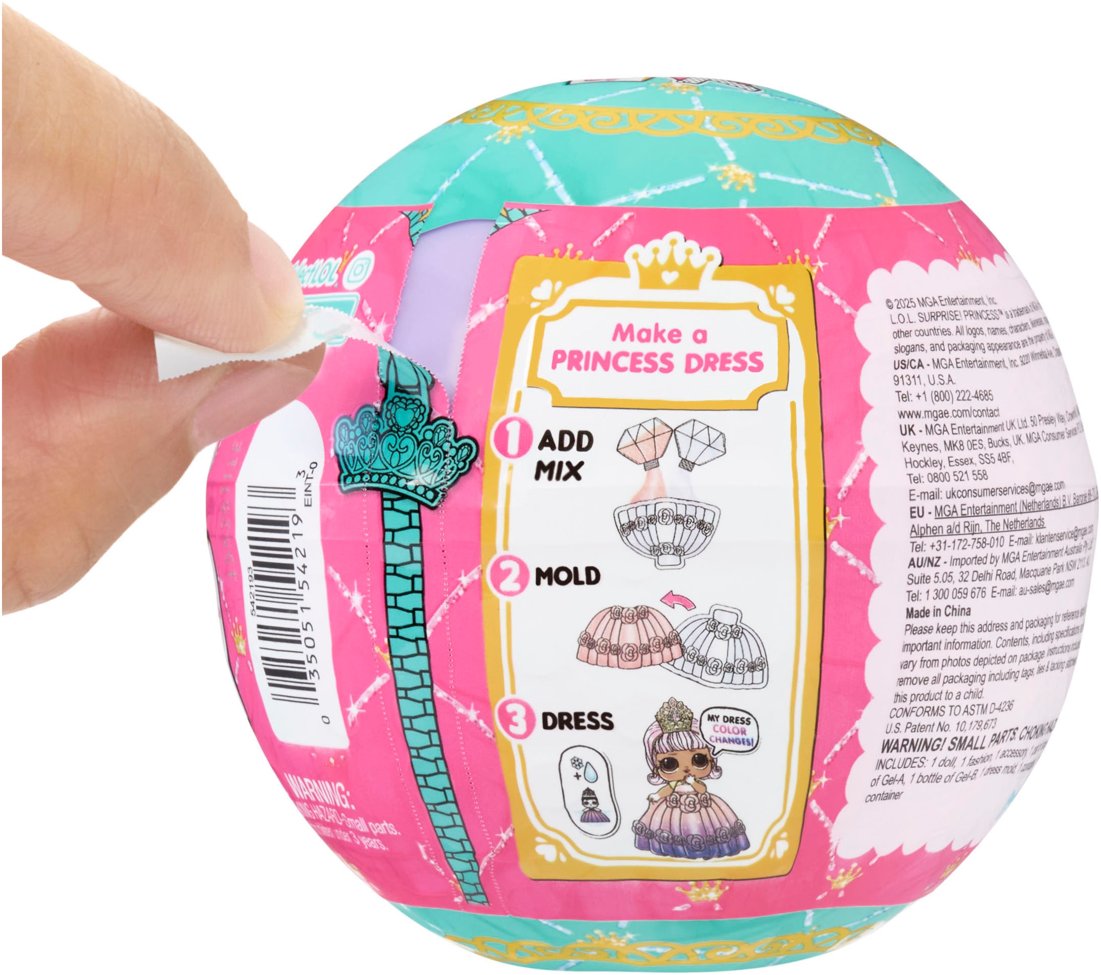 L.O.L. SURPRISE! Anziehpuppe »L.O.L. Surprise Princess Tots« mit magischem Farbwechsel; sortierte Lieferung