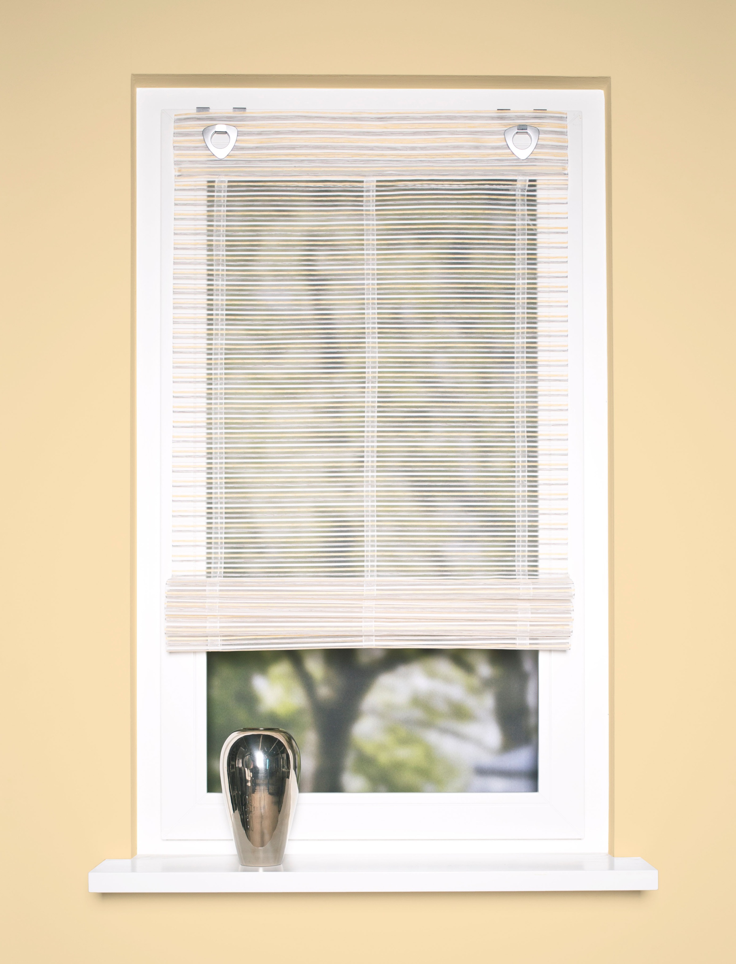 Image of HOME WOHNIDEEN Raffrollo »JÖRG«, mit Ösen, halbtransparent bei Ackermann Versand Schweiz
