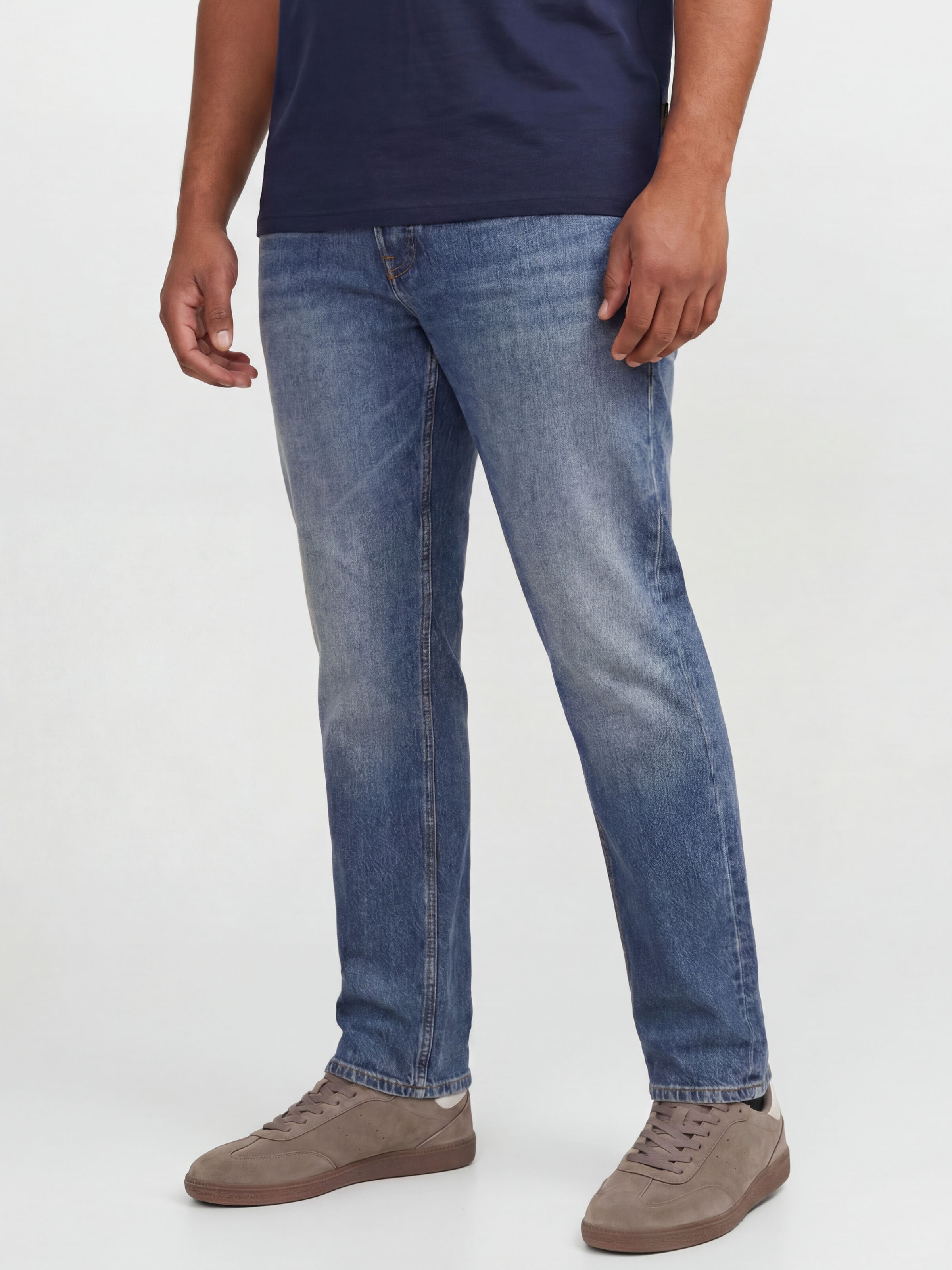 Image of Jack & Jones PlusSize Comfort-fit-Jeans "JJIMIKE JJORIGINAL ST PLS" Baumwollmischung, comfort fit