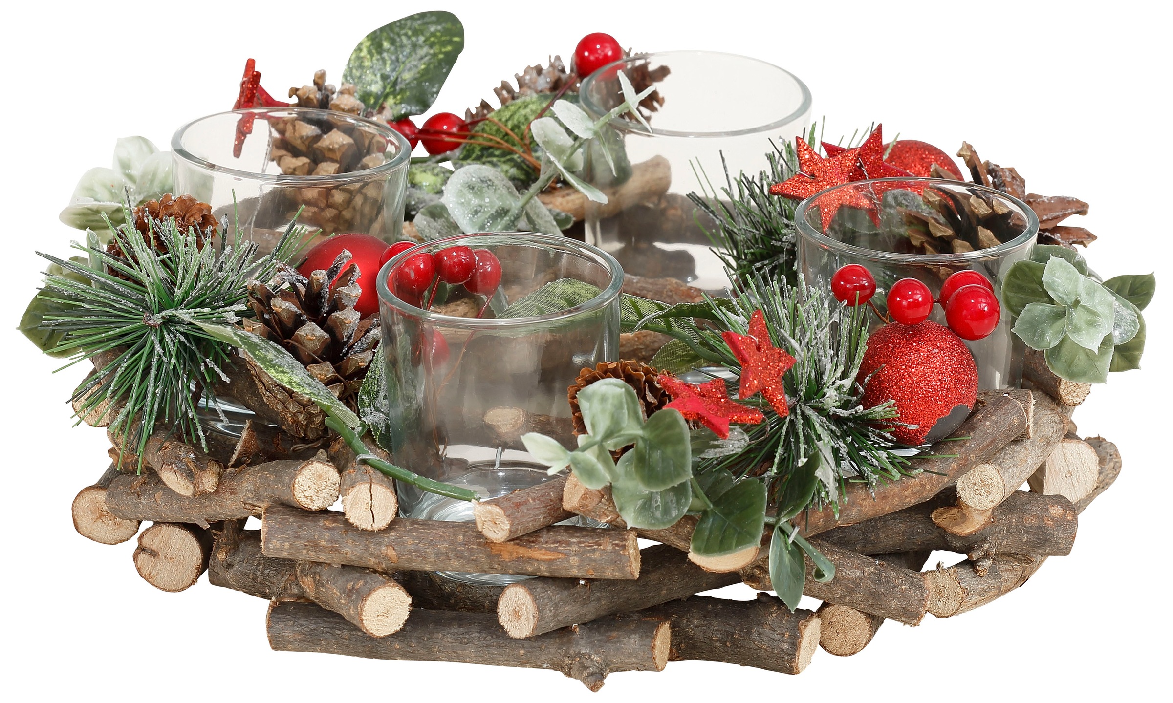 Image of my home Adventskranz »Cheyenne«, (1 St.), Adventsleuchter, Durchmesser ca. 23 cm bei Ackermann Versand Schweiz