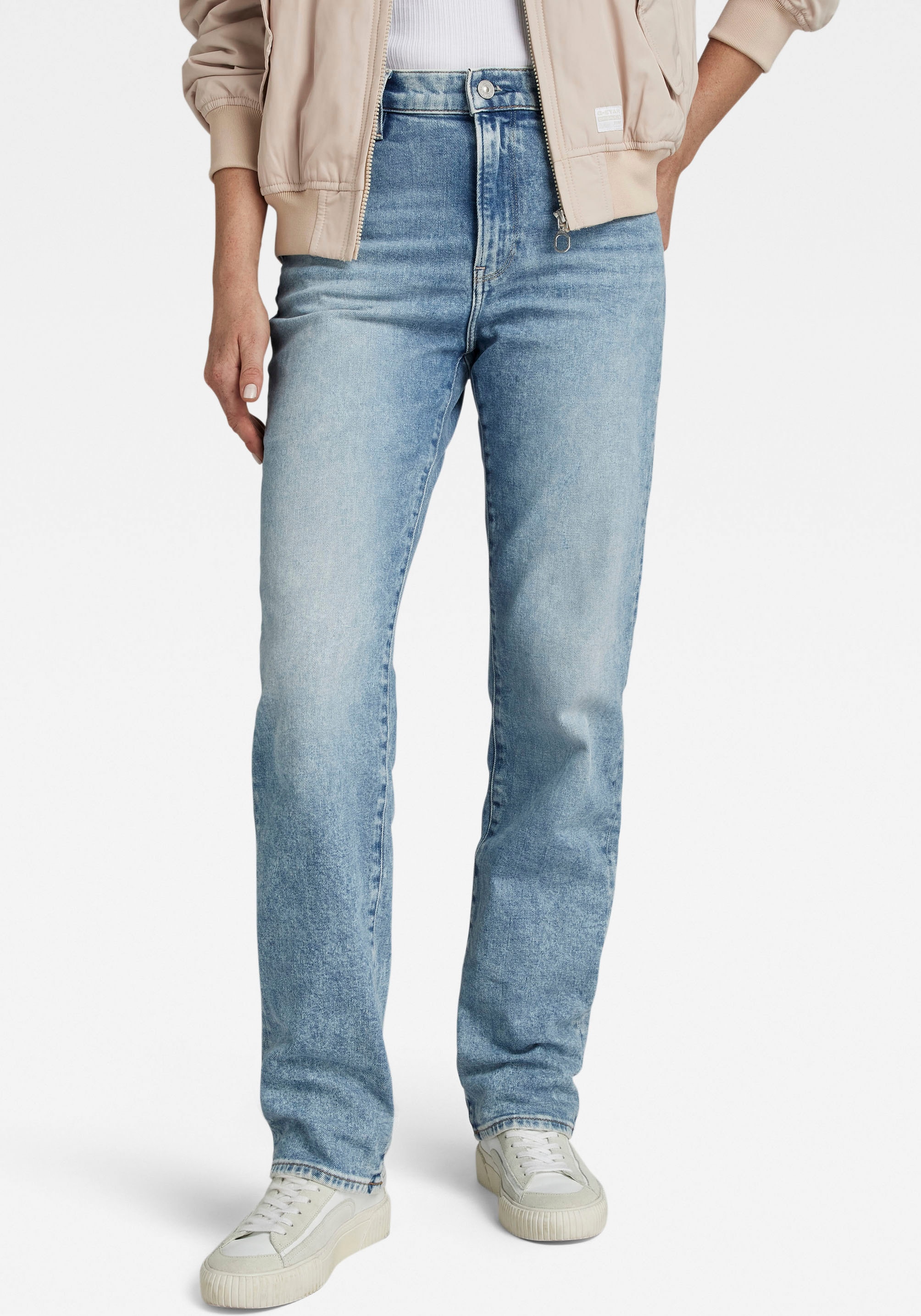 Image of G-STAR High-waist-Jeans "Viktoria High Straight"