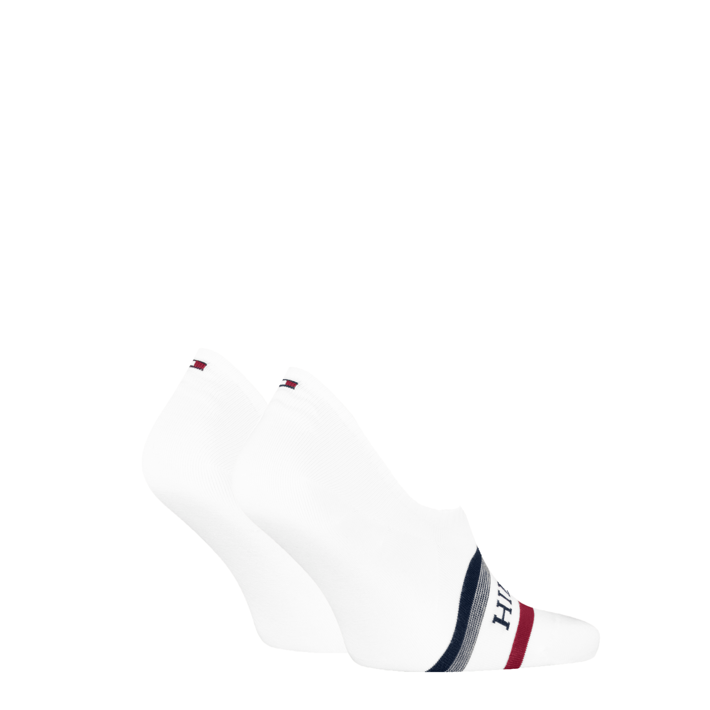 Tommy Hilfiger Chaussons »TH MEN FOOTIE 2P HILFIGER TAB« 2er-Pack,  mit Anti-Rutsch Technologie