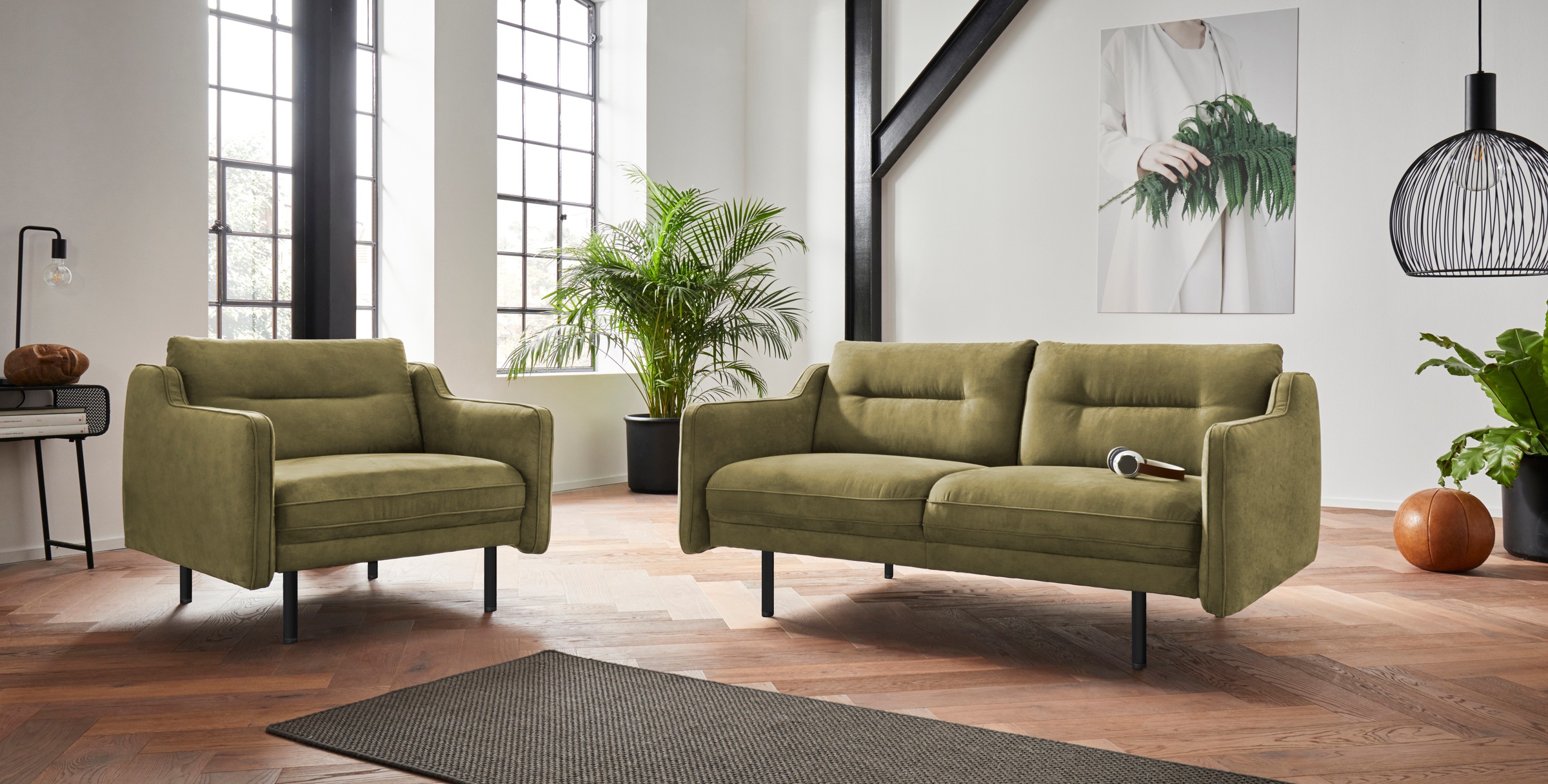 Image of GOODproduct 2-Sitzer "Nordfyn" edles Design in 3 Bezugsqualitäten, Design by Morten Georgsen