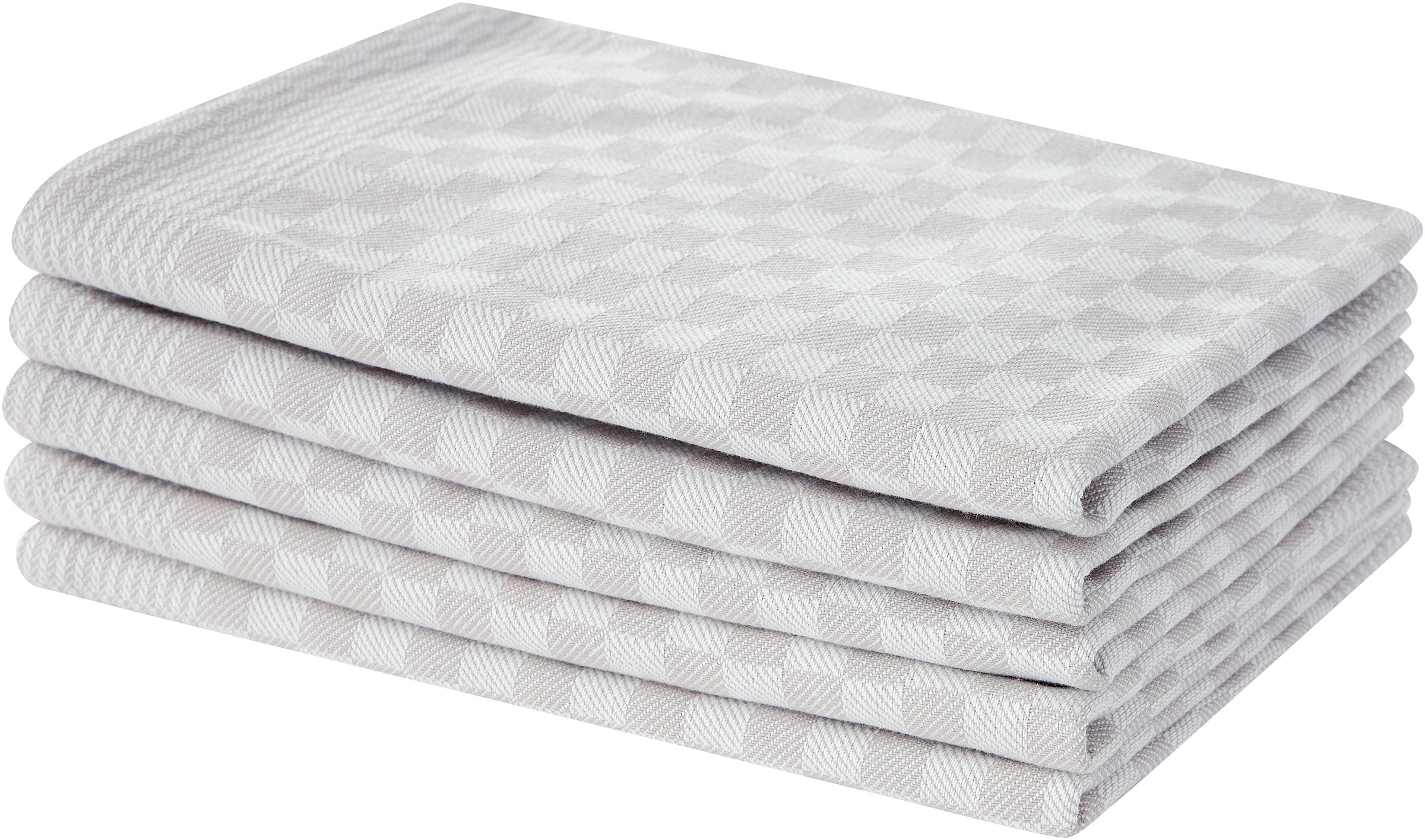 Image of GOODproduct Geschirrtuch "Keersten" Grubentuch, 100 % Baumwolle, 5er-Set, 70 × 50 cm, Premium