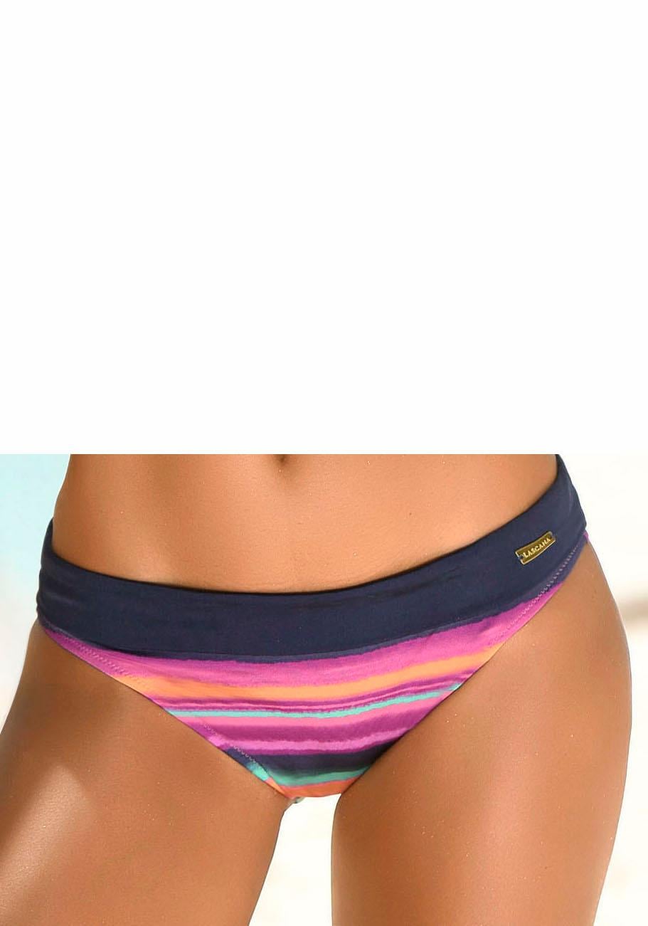 LASCANA Bikini-Hose »Rainbow« mit Umschlagbund