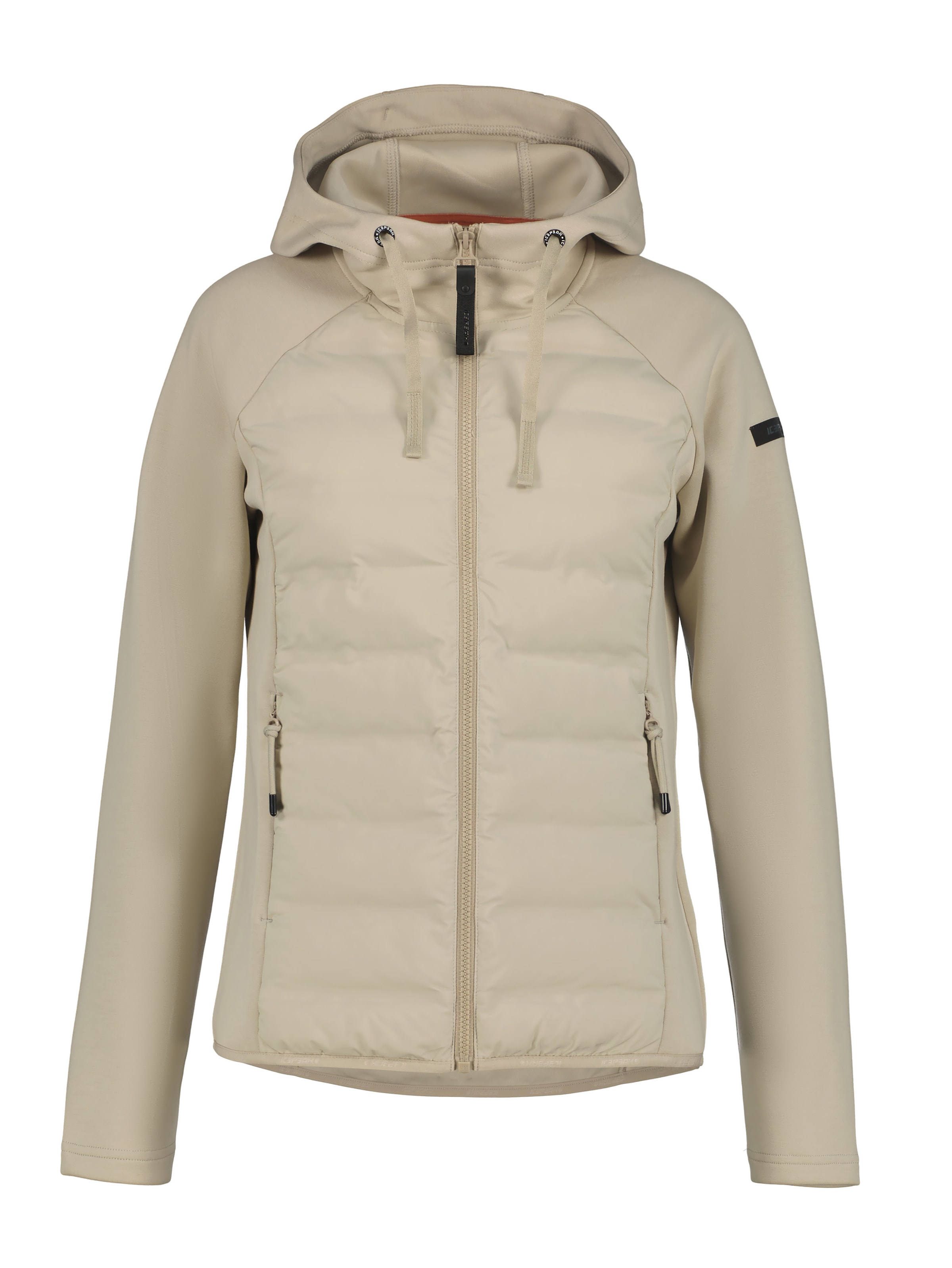 Icepeak Hybridjacke »ICEPEAK ASHBURN« mit fester Kapuze und Kordelzügen, aus 4-Wege-Stretch-Material