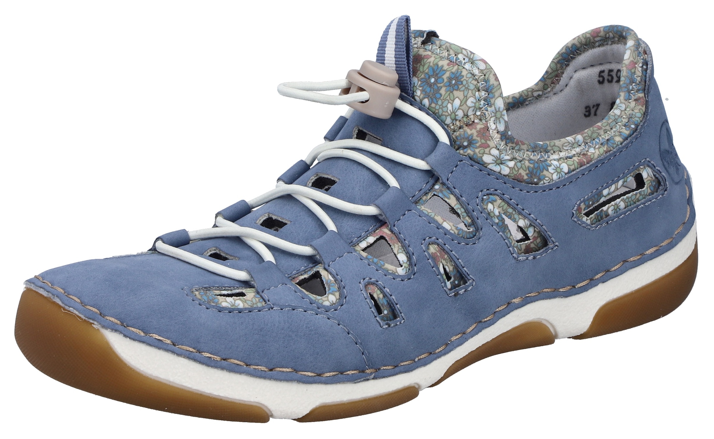 Image of Rieker Slip-On Sneaker Barfussschuh, Halbschuh, Slipper mit Schnellverschluss