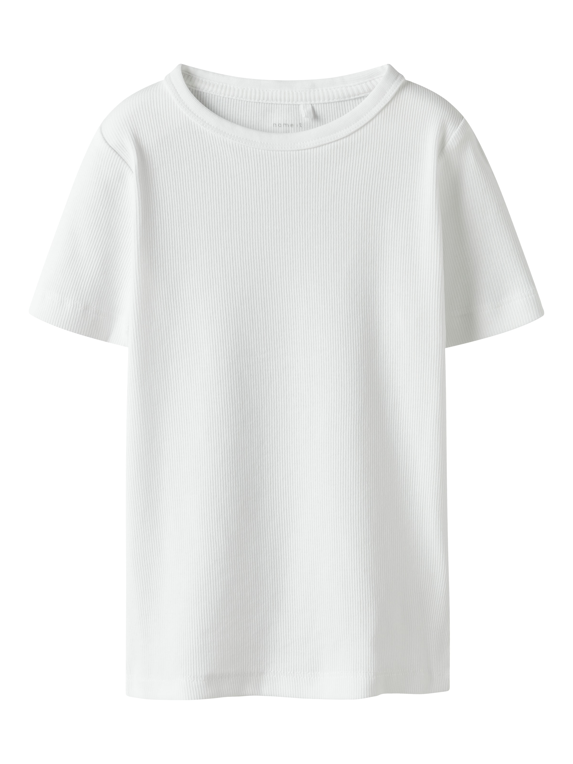 Name It T-shirt à manches courtes »NKFNAKAL SS SLIM TOP NOOS« Baumwollmischung, Jersey, Kurzarm