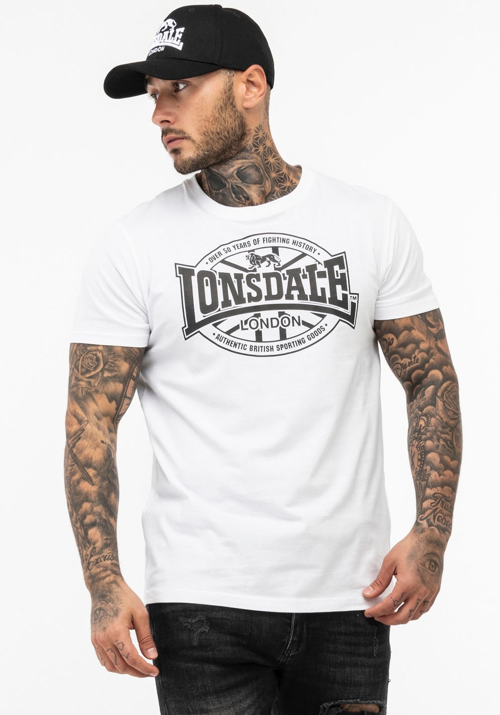 Lonsdale T-Shirt »CLONKEEN«, (Packung, 2 tlg., 2-er Pack)