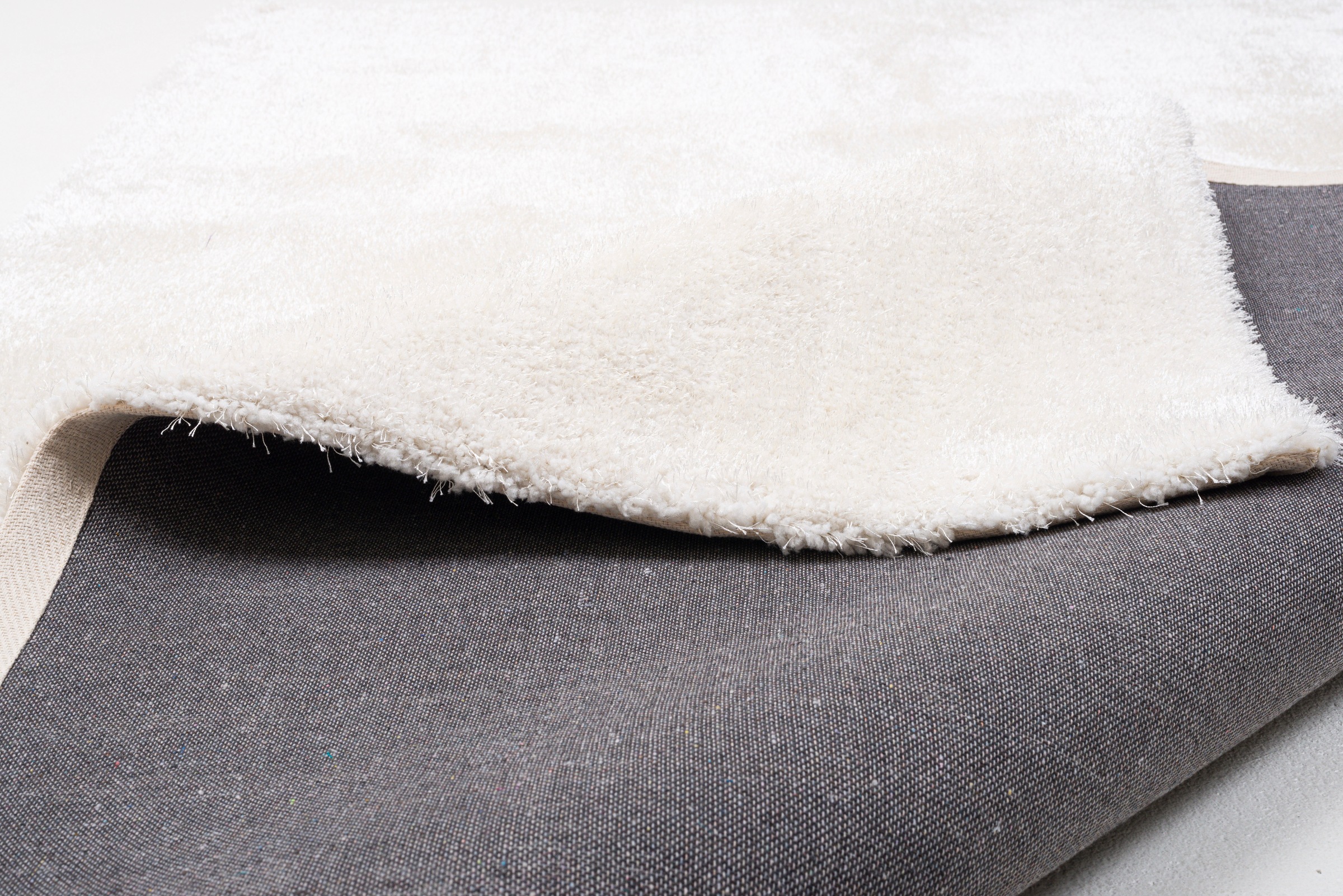 TOM TAILOR HOME Hochflor-Teppich »Soft«, rechteckig, 35 mm Höhe, handgetuftet, Uni-Farben, super weich und flauschig
