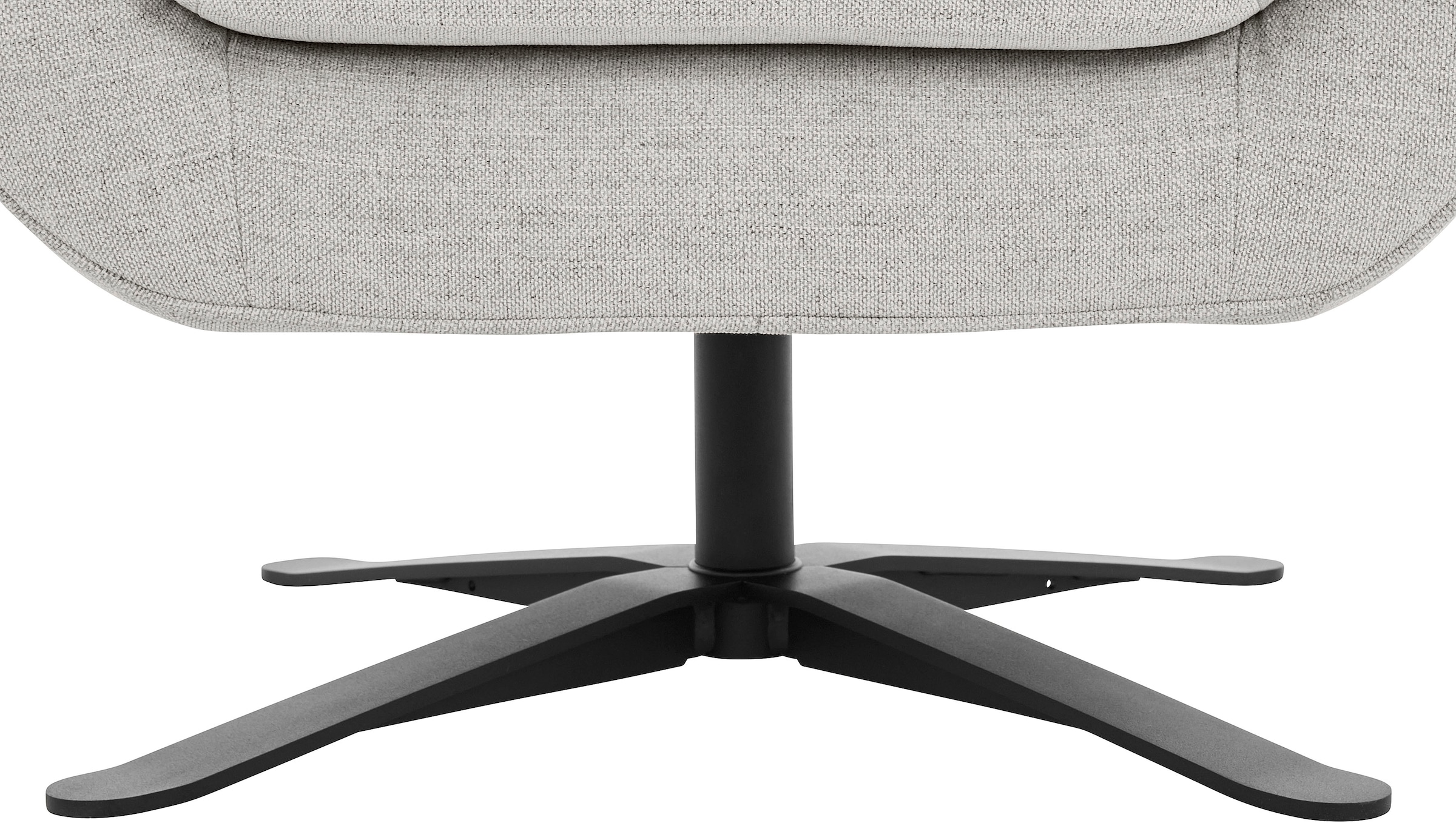 Home affaire Drehsessel »Stavre, Loungesessel mit Drehfunktion« in moderner Optik, mit elegantem Drehfuss