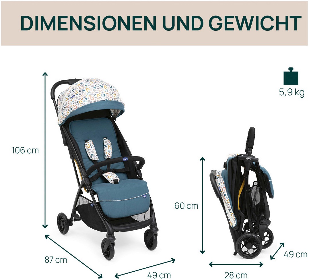 Chicco »Glee« 22 kilos inklusive Regenschutz