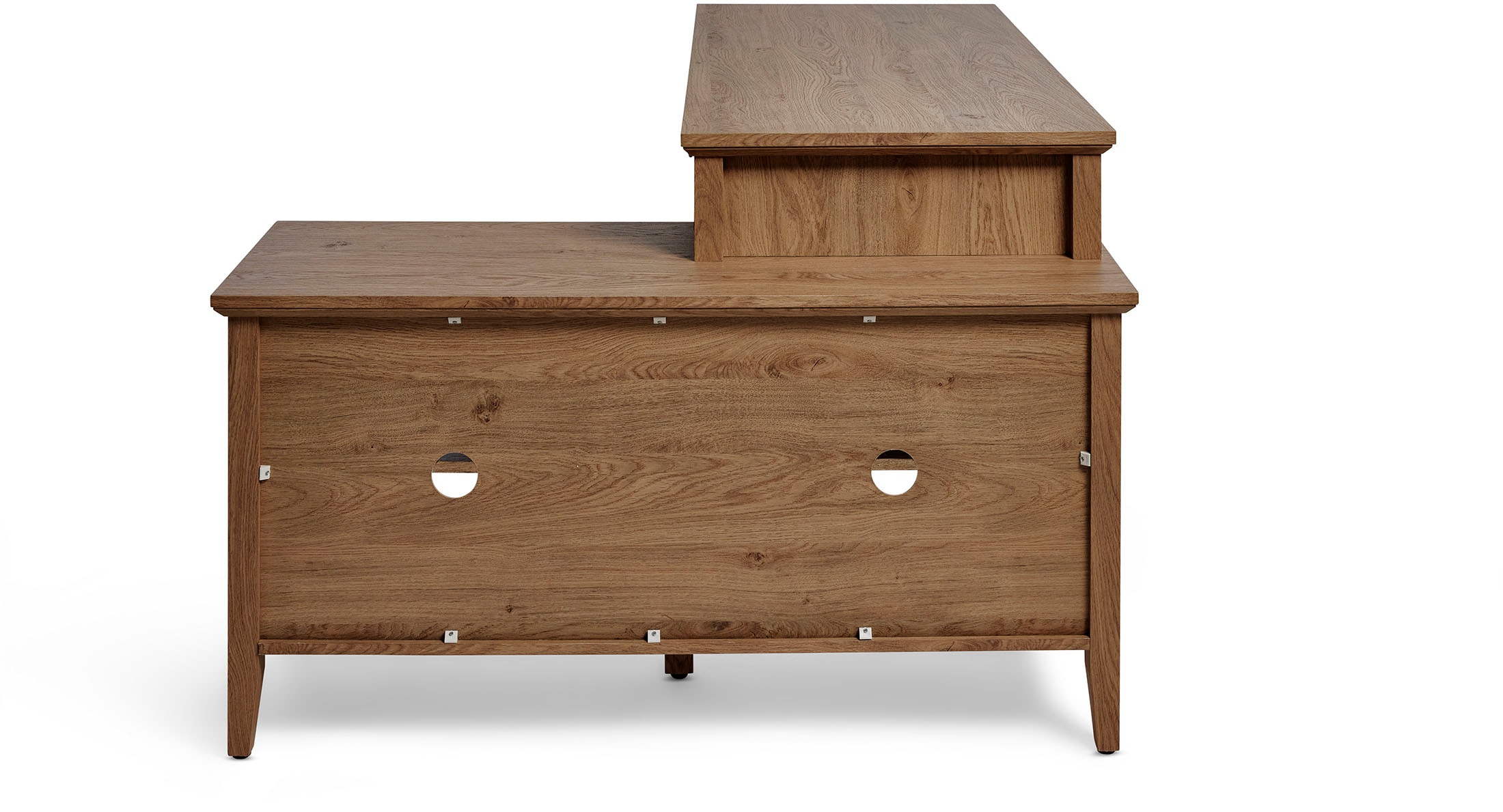 Jahnke Bureau d'angle »CLASSIC C 145 E« montage réversible, avec porte coulissante, dimensions 144,9 x 120 cm