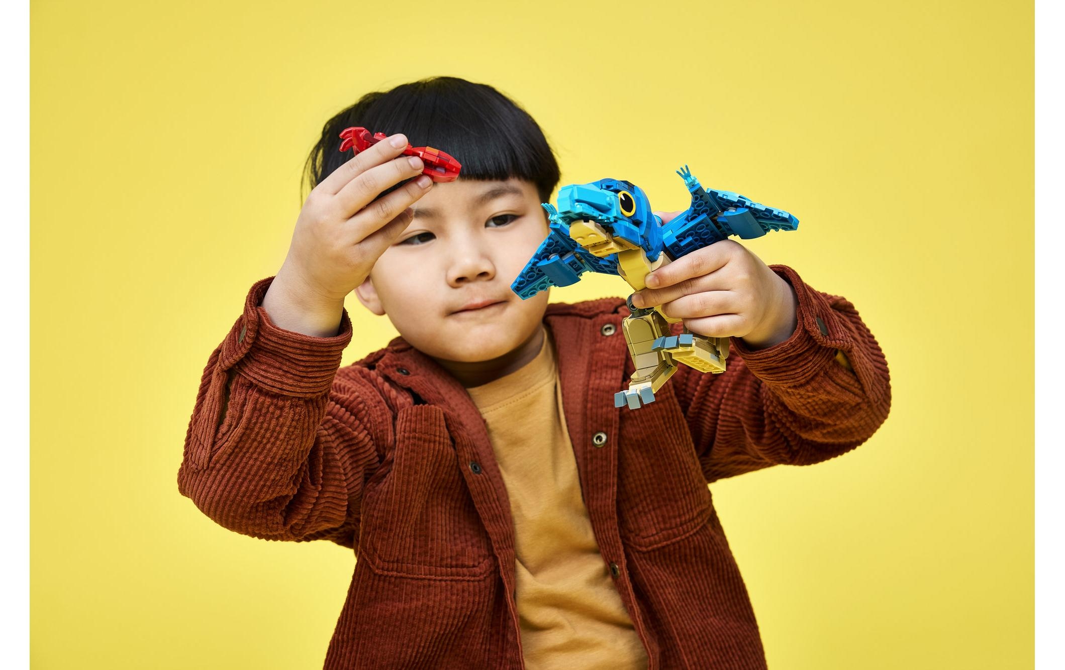 LEGO® Konstruktionsspielsteine »Baby-Dinosaurier: Pteranodon (77977), LEGO Jurassic World« Made in Europe