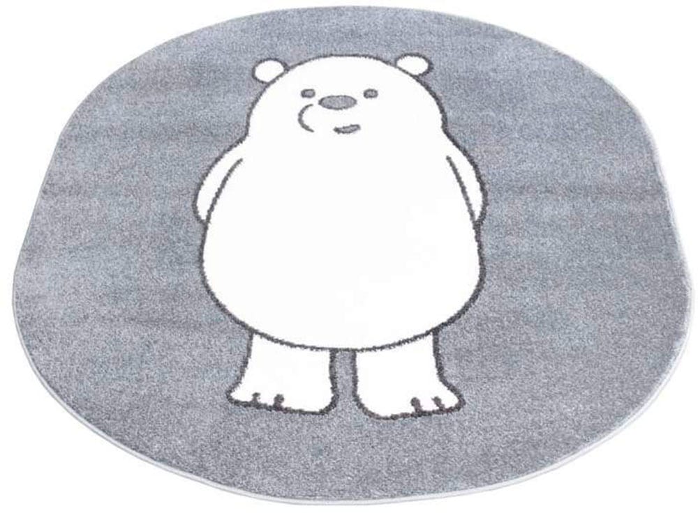 Carpet City Kinderteppich »ANIME923« rechteckig 11 mm Höhe Kinderzimmer Teppich Modern mit Mond, Blumen, Wolken, Creme, Multi