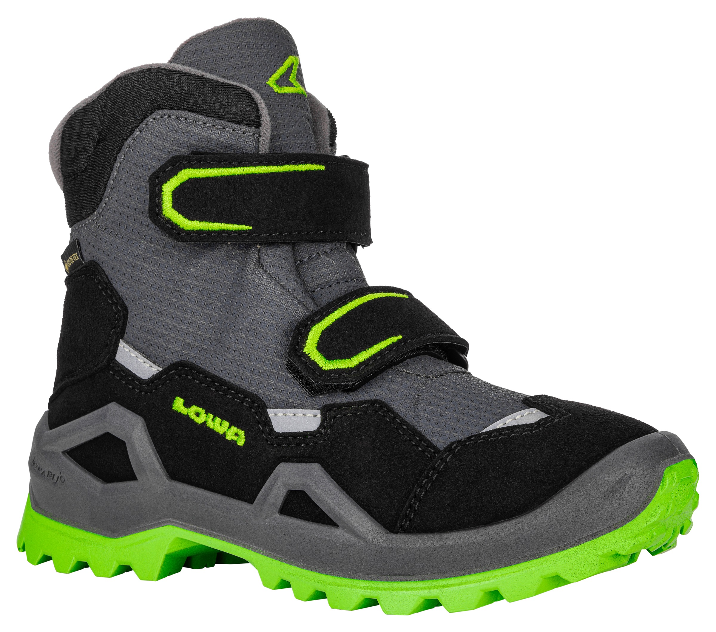Lowa Winterstiefel »MILO EVO GORE-TEX MID JR« Winterschuhe, Winterboots, Snowboots, wasserdicht, gefüttert