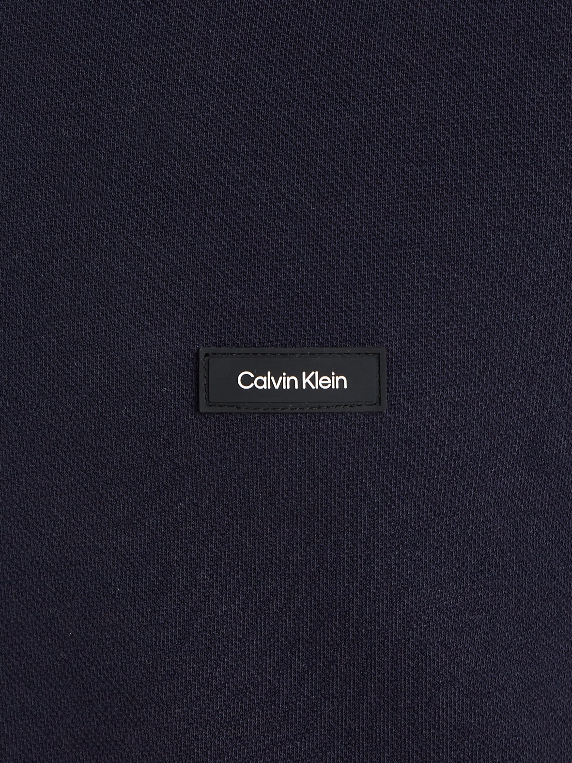 Calvin Klein Poloshirt »STRETCH PIQUE TIPPING LS POLO«, mit Markenlabel