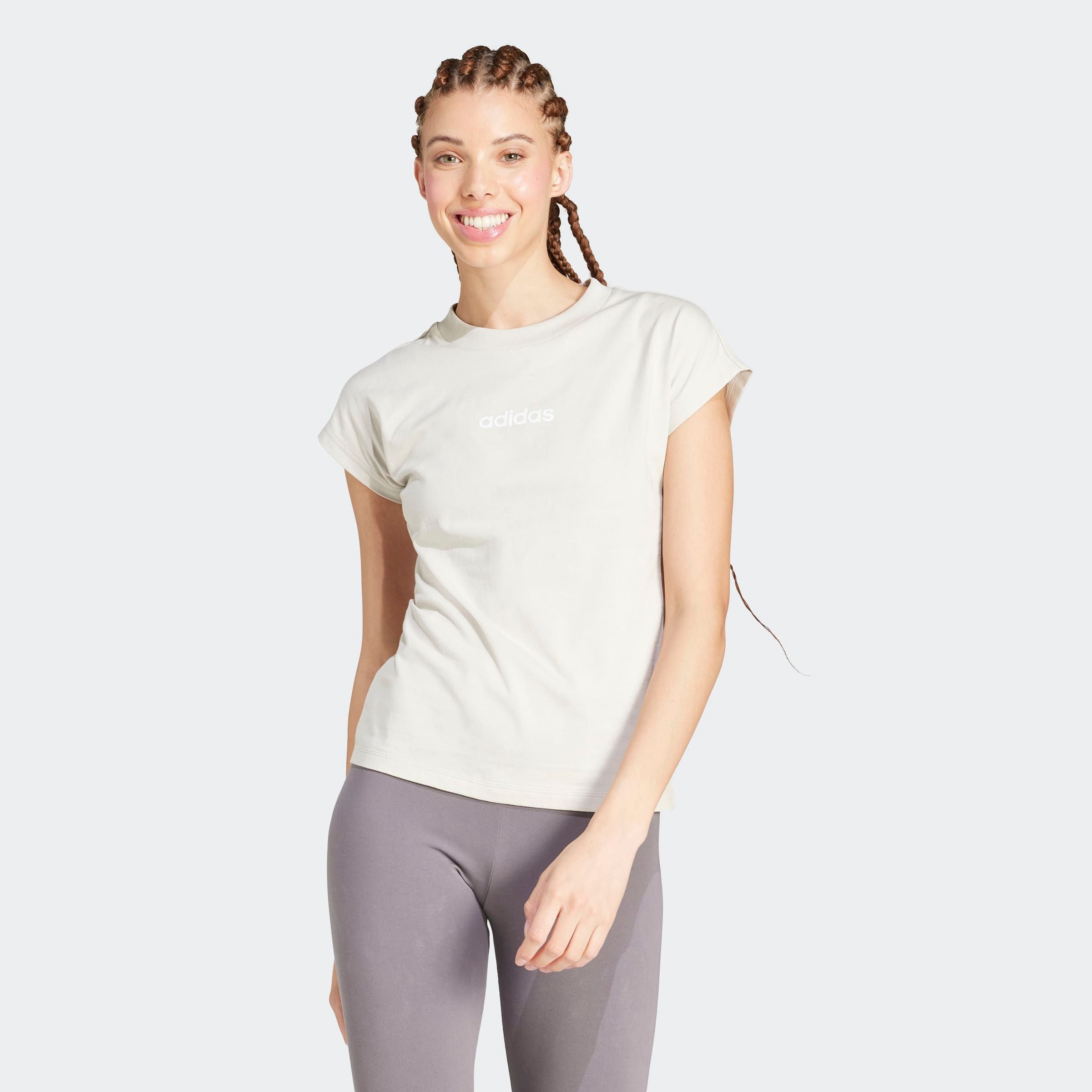 adidas Sportswear T-Shirt »W LIN SJ T«, Basic T-Shirt aus weichem Material