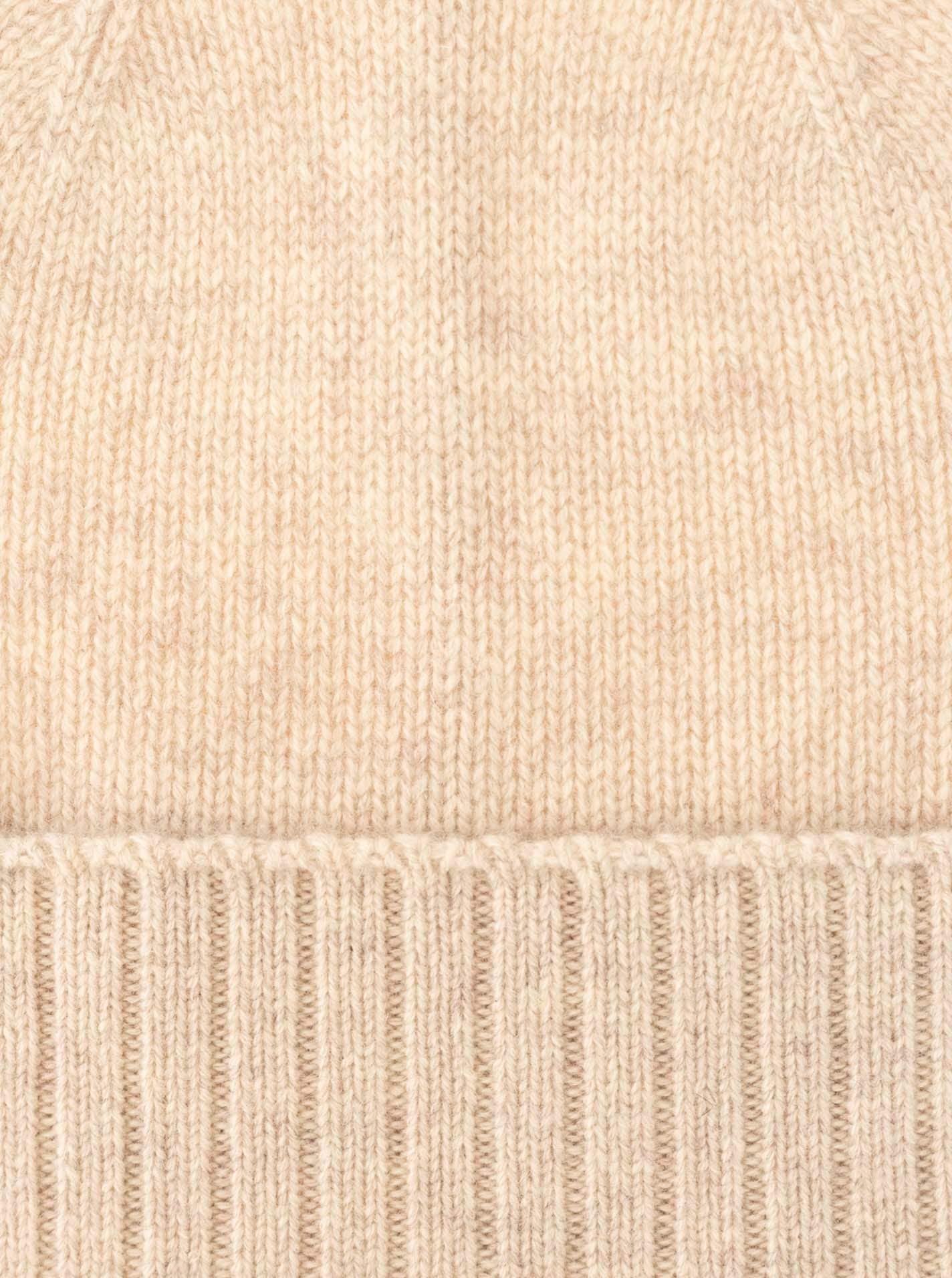 Zwillingsherz Strickmütze, mit geripptem Umschlag