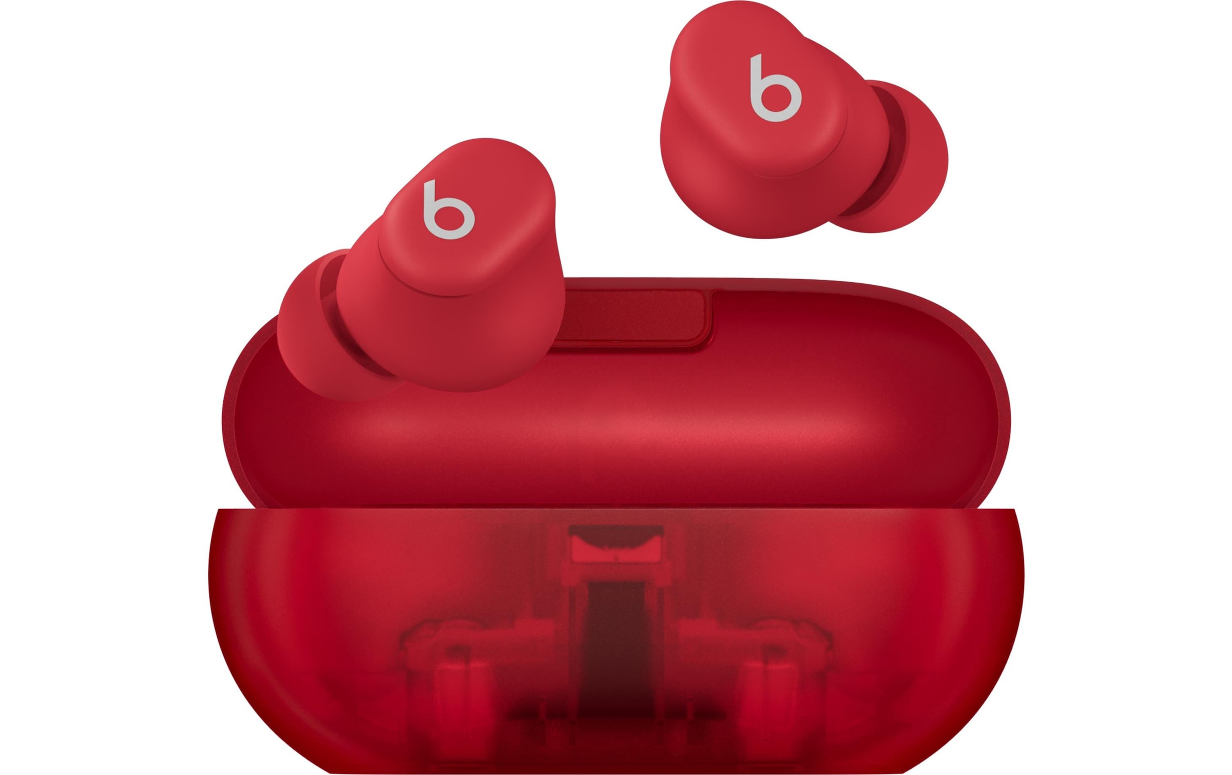 Apple True Wireless In-Ear-Kopfhörer - Beats Solo Buds, Transparent-Rot