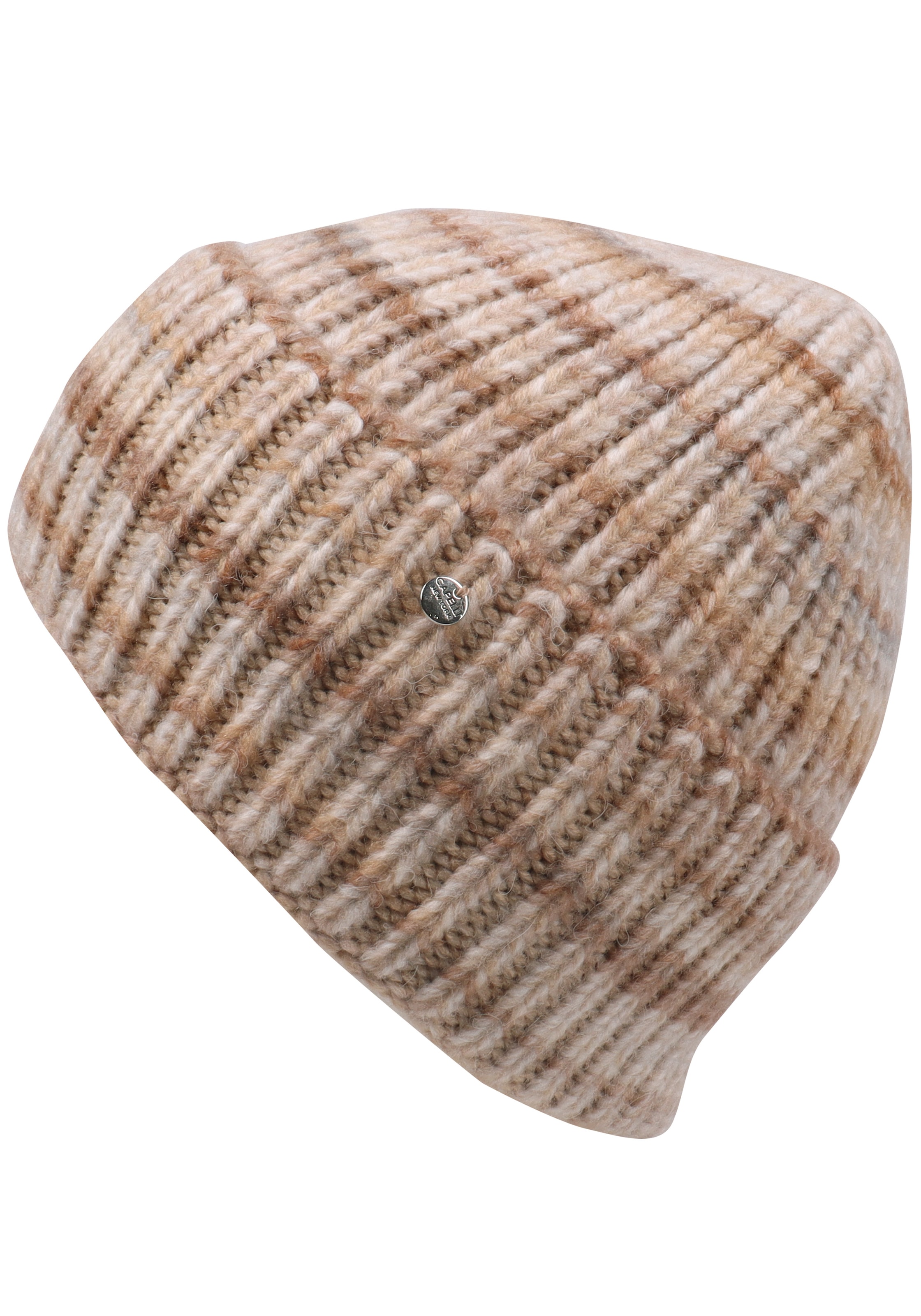 Capelli New York Bonnet , mit Farbverlauf, Rippstrick, Wollanteil, wärmend