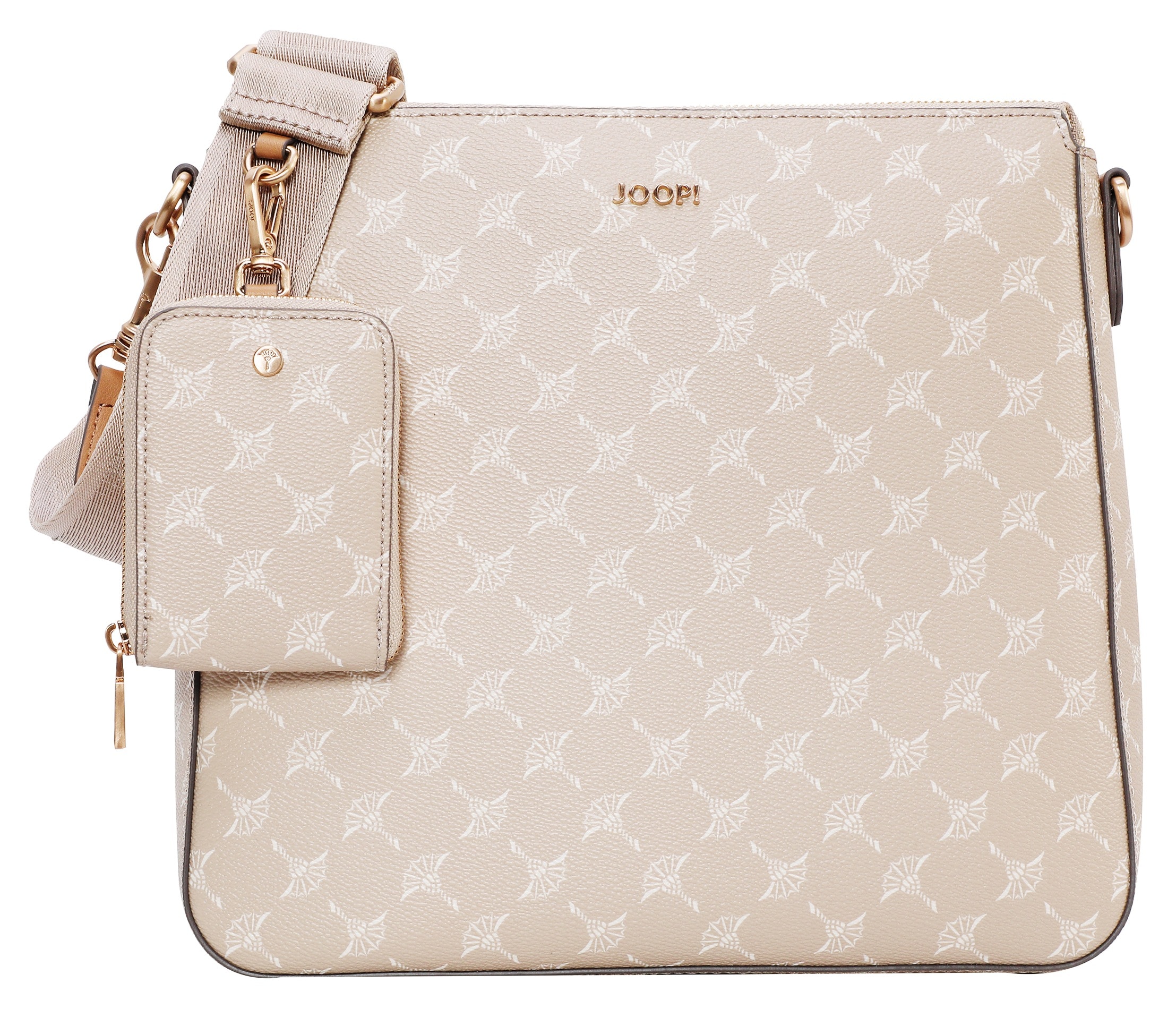 Image of JOOP Umhängetasche "cortina 1.0 jasmina shoulderbag mvz" Damen Schultertasche, mit typischem Musterdruck