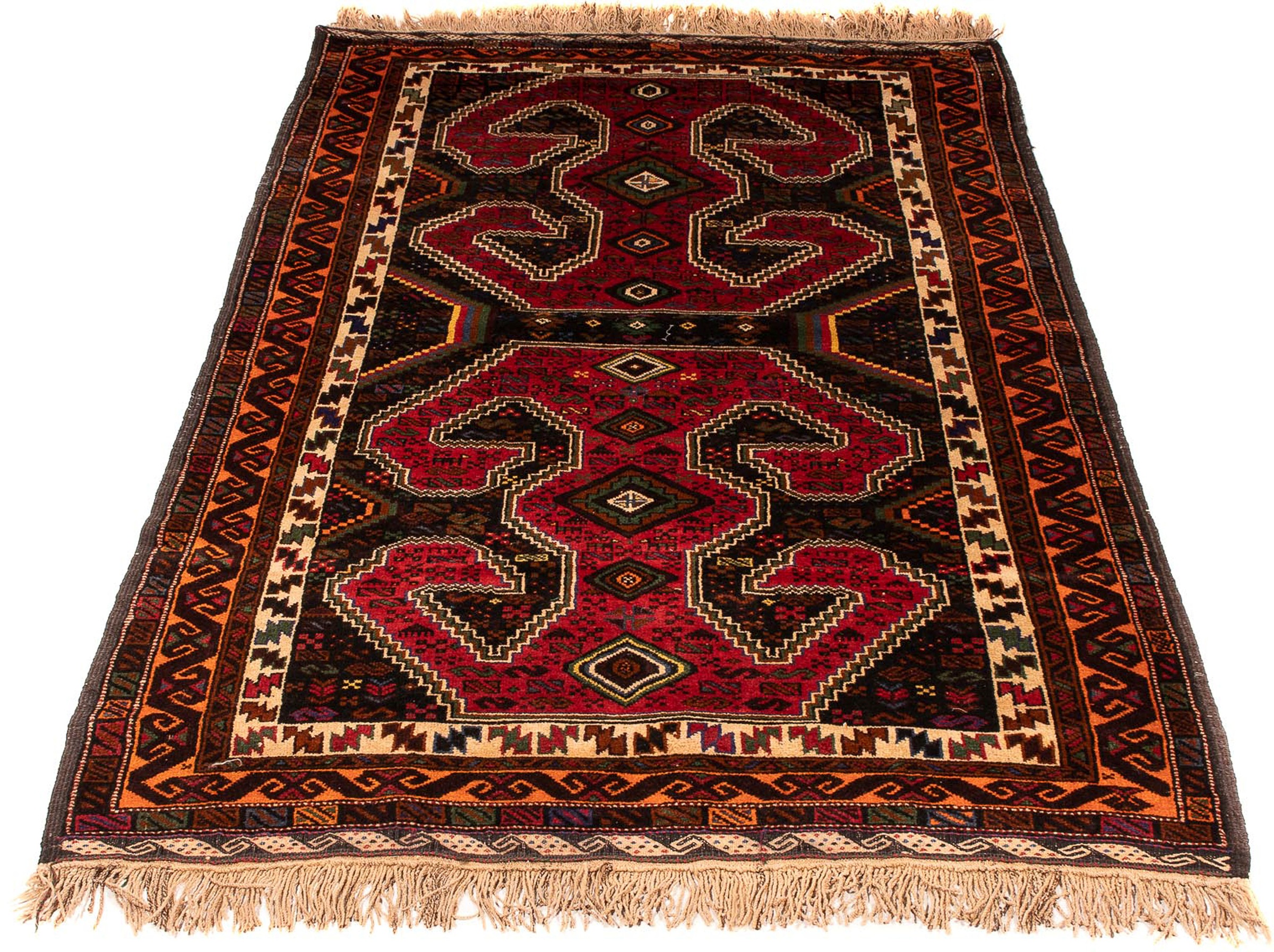 Image of morgenland Orientteppich »Belutsch - 214 x 115 cm - mehrfarbig«, rechteckig, 8 mm Höhe, Wohnzimmer, Handgeknüpft, Einzelstück mit Zertifikat bei Ackermann Versand Schweiz