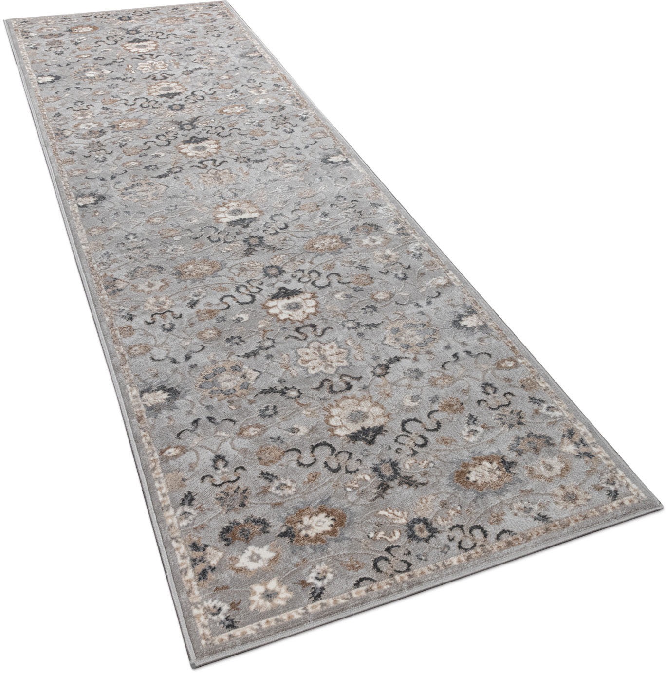 Image of Paco Home Läufer »Neferu 975«, rechteckig, 9 mm Höhe, Teppich-Läufer, Kurzflor, Orient Optik, 3D-Design, ideal im Flur & Schlafzimmer bei Ackermann Versand Schweiz