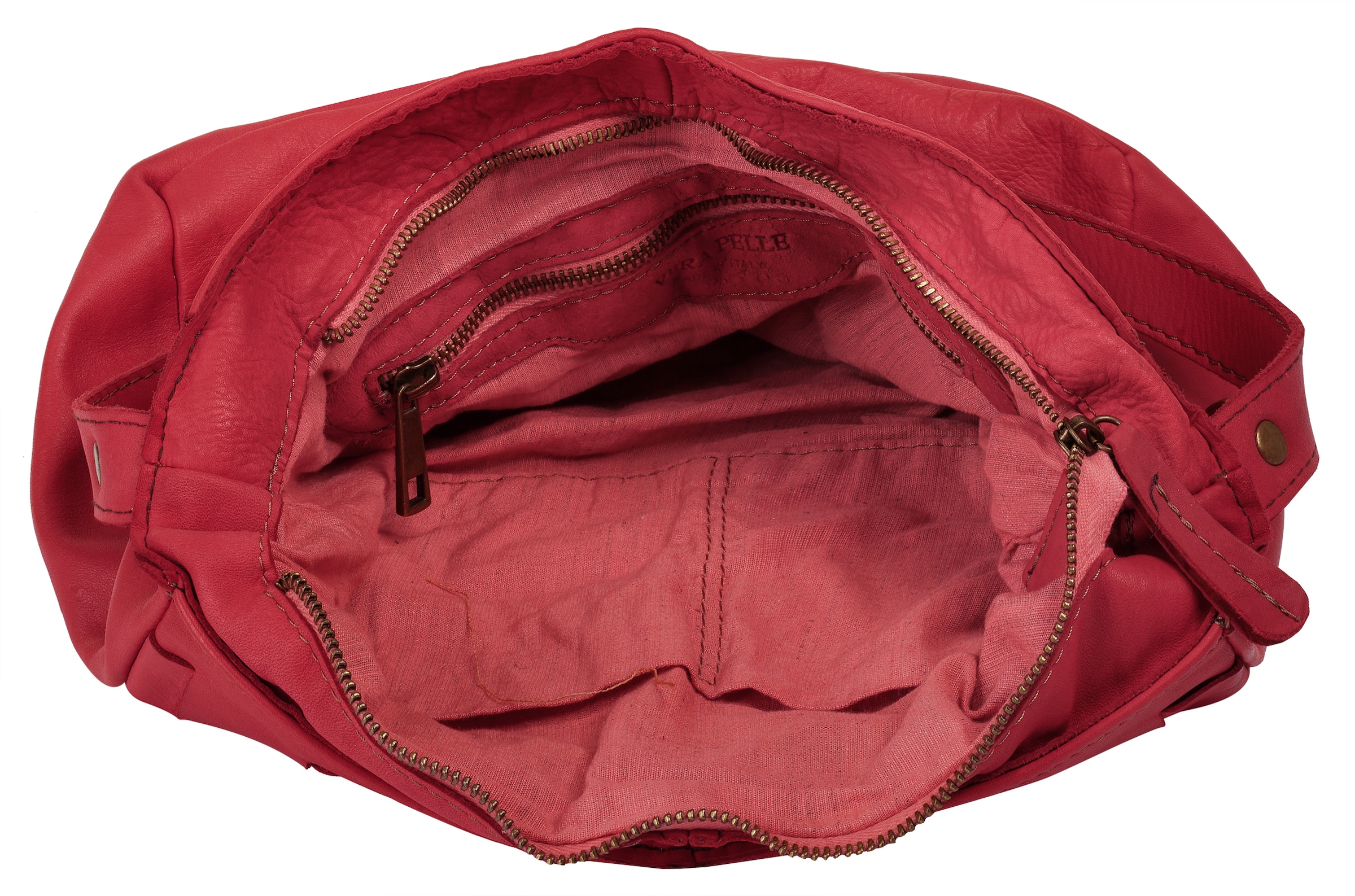 Samantha Look Umhängetasche echt Leder, Made in Italy