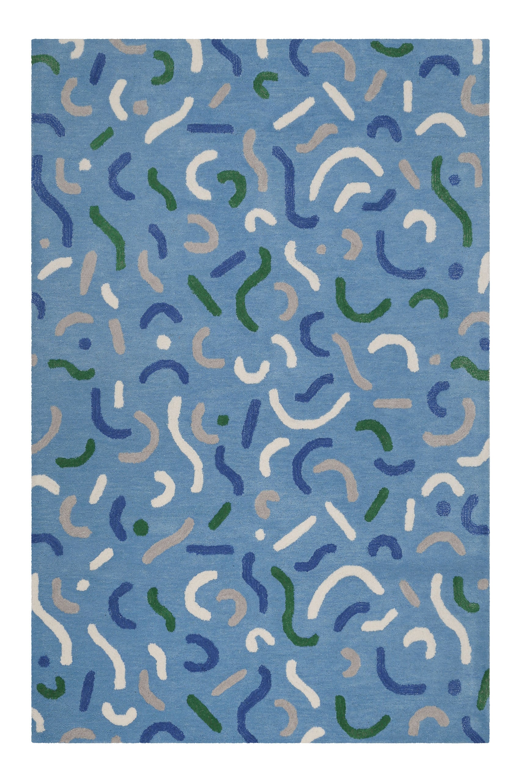 SMART KIDS Tapis pour enfants »Confetti« Rectangulaire 16 mm Höhe Kinder- & Spielteppich, Hoch-Tief-Effekt, Schurwolle, Kinderzimmer