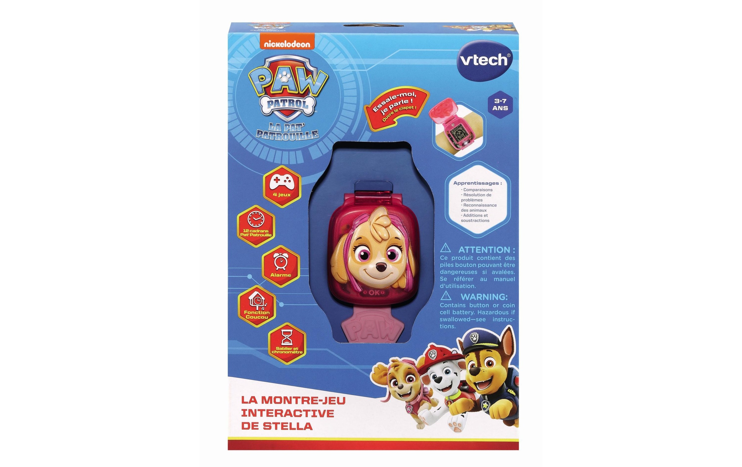 Vtech® Spieluhr »Paw Patrol-La montre-jeu interactive Stella«